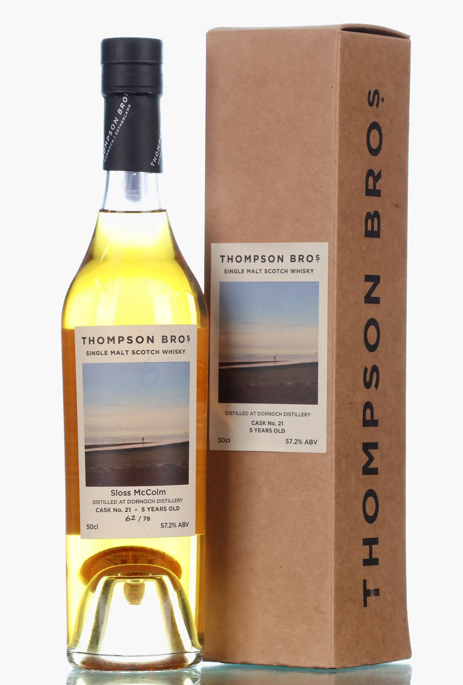 Dornoch Sloss McColm 5 Year Old, First-fill Bourbon Octave Cask, Cask #21, 2023, 57.2% whisky bottle