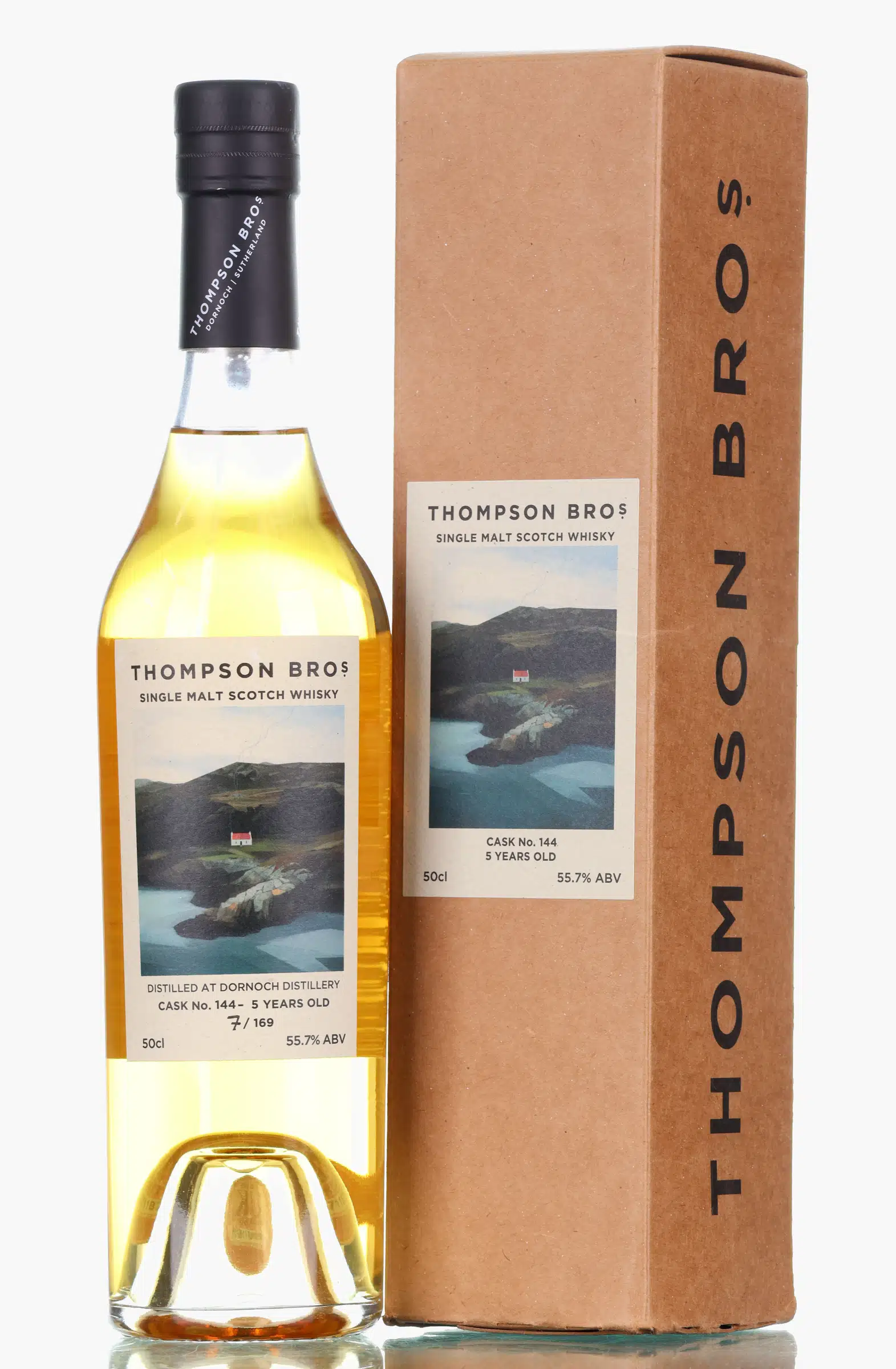 Dornoch 5 Year Old, Bourbon Cask, Cask #144, 2024, 55.7% whisky bottle