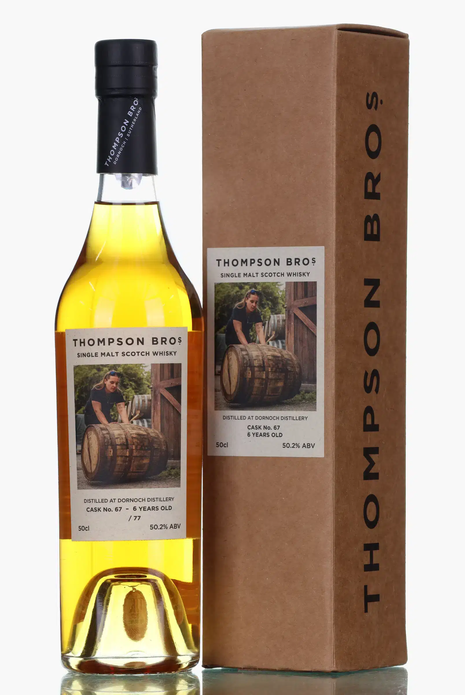 Dornoch 6 Year Old, Bourbon Cask, Cask #67, 2018, 50.2% whisky bottle