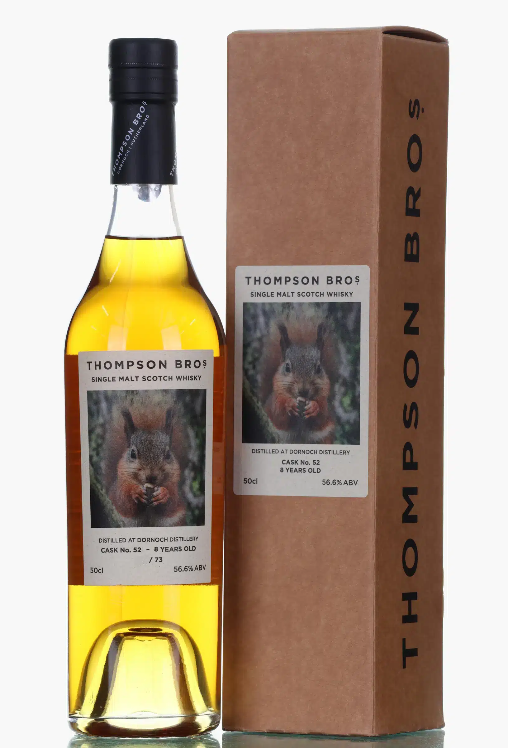 Dornoch 8 Year Old, Bourbon Cask, Cask #52, 2018, 56.6% whisky bottle