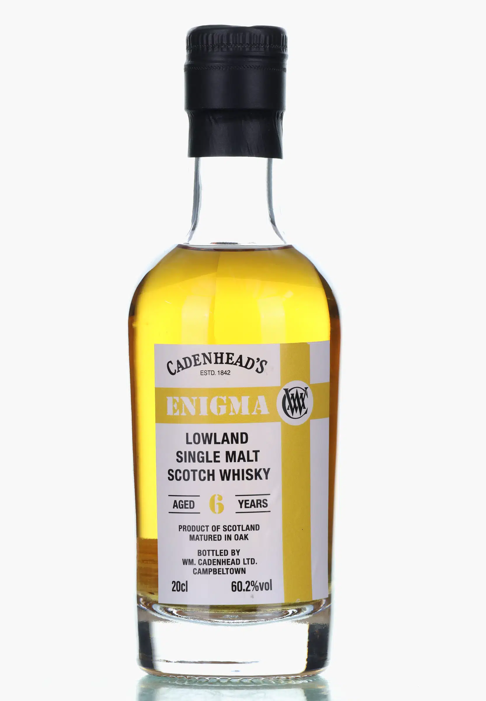 Enigma 6 Year Old, Bourbon Cask, 2019, Wm. Cadenhead Ltd., 60.2% whisky bottle