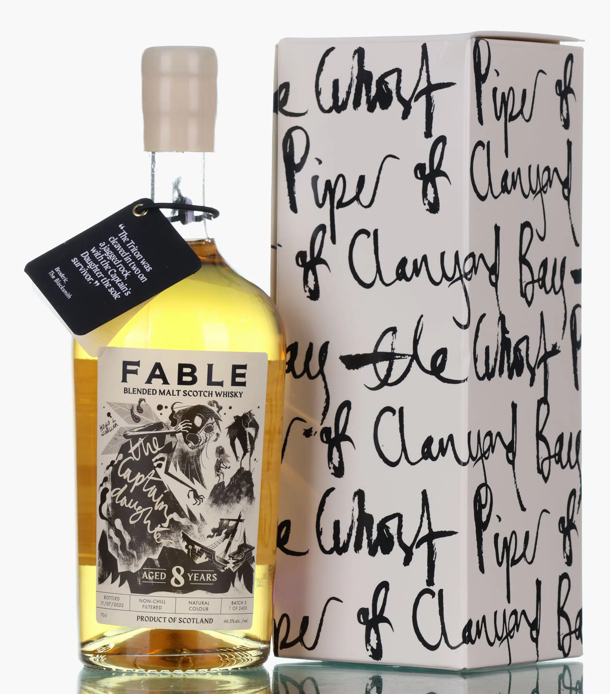 Fable The Three Companions 8 Year Old, Bourbon Cask, Batch No. 3, Fable Whisky, 46.5% whisky bottle