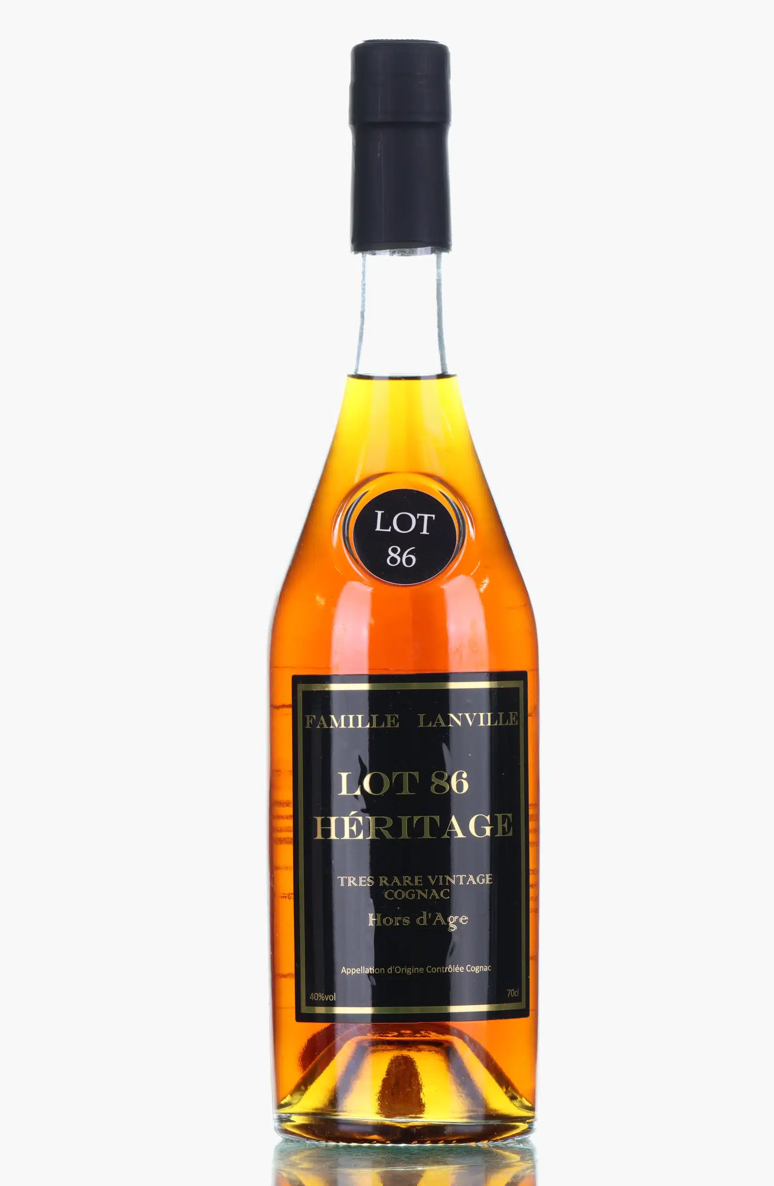 Famille Lanville Lot 86 Heritage Très Rare Vintage Cognac Hors d’Âge, 40%