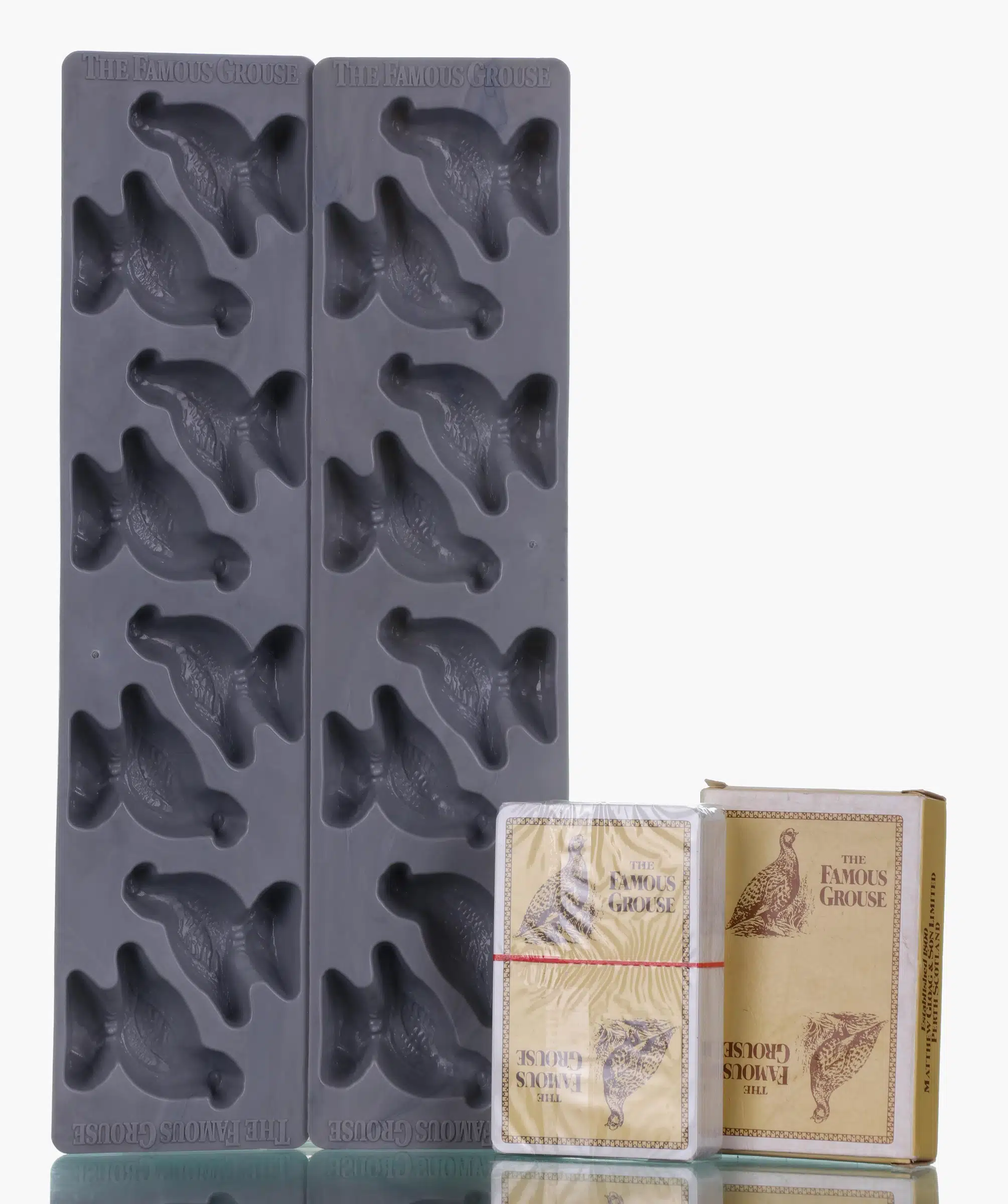 Famous Grouse Playing Cards & Ice Moulds whisky bottle