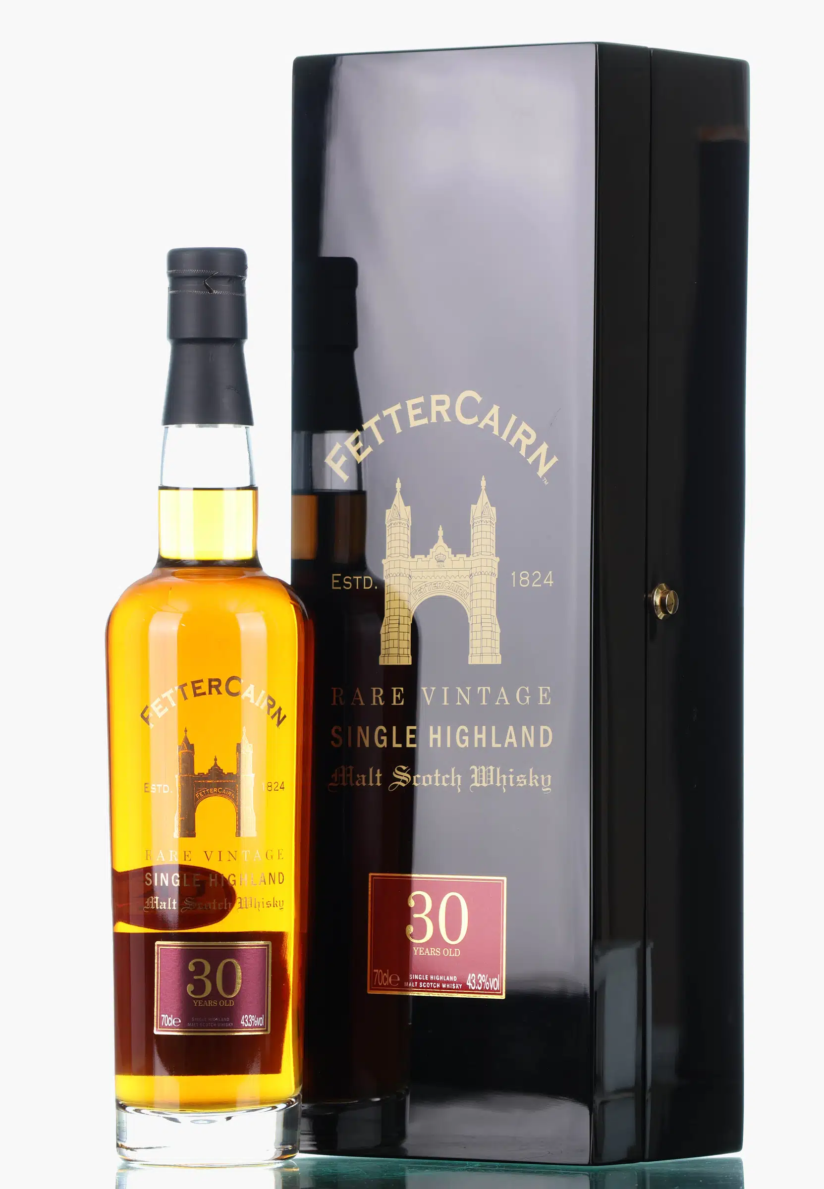Fettercairn Rare Vintage 30 Year Old, Oloroso Sherry Cask, 2009, 43.3% whisky bottle