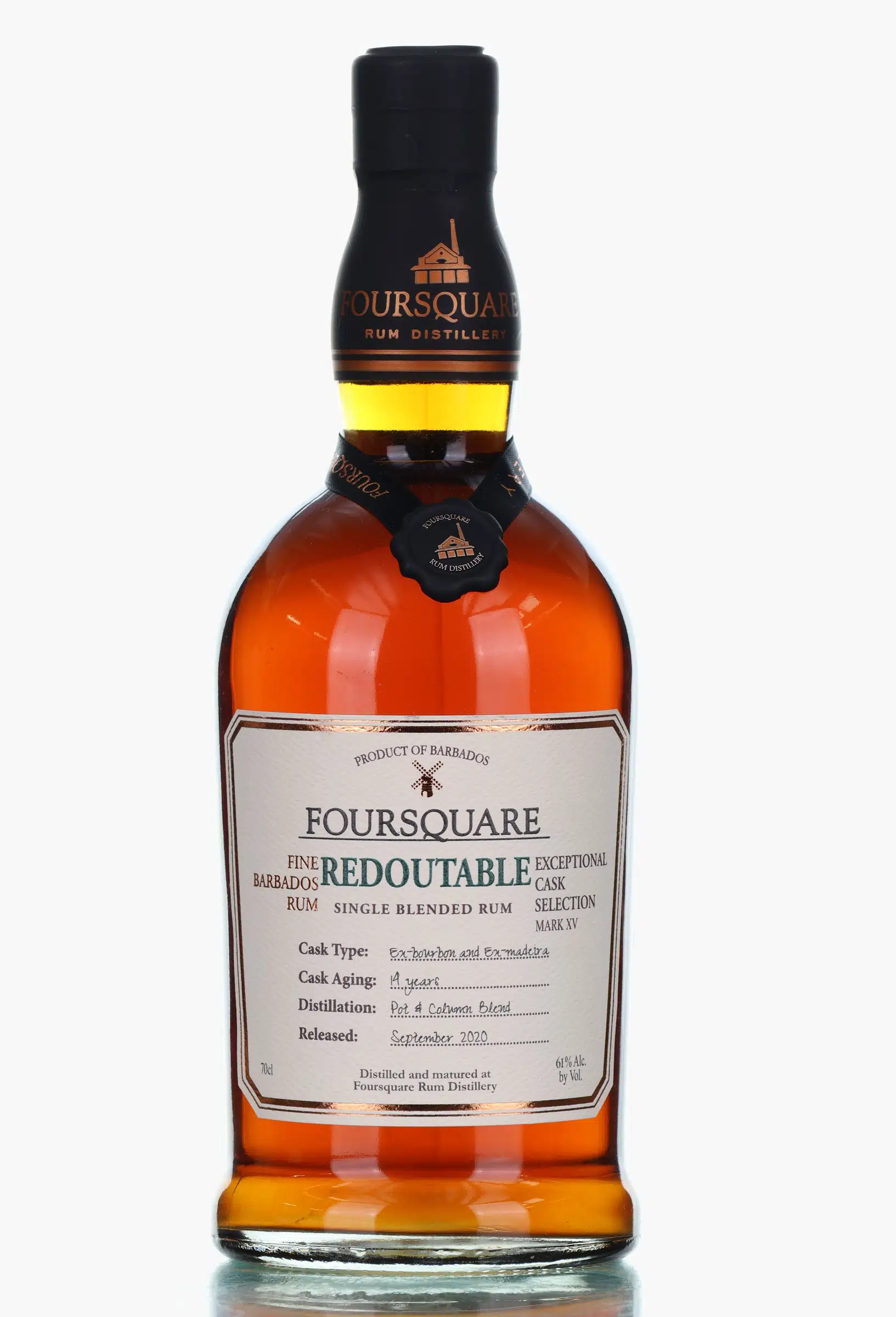 Foursquare Redoutable 14 Year Old, Ex-Bourbon & Ex-Madeira Cask, 2020, 61%