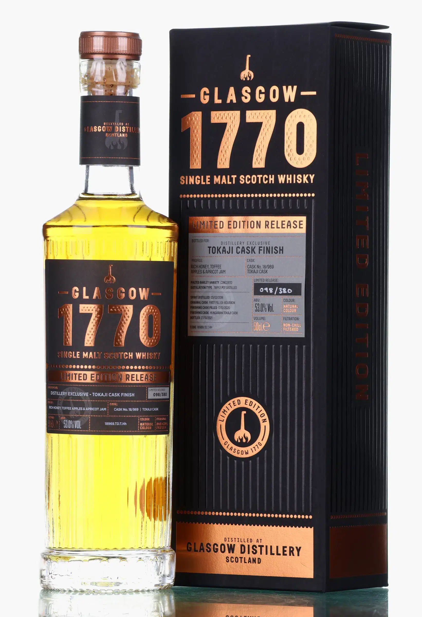 Glasgow 3 2018 2021 Distillery Exclusive Cask No 18 969