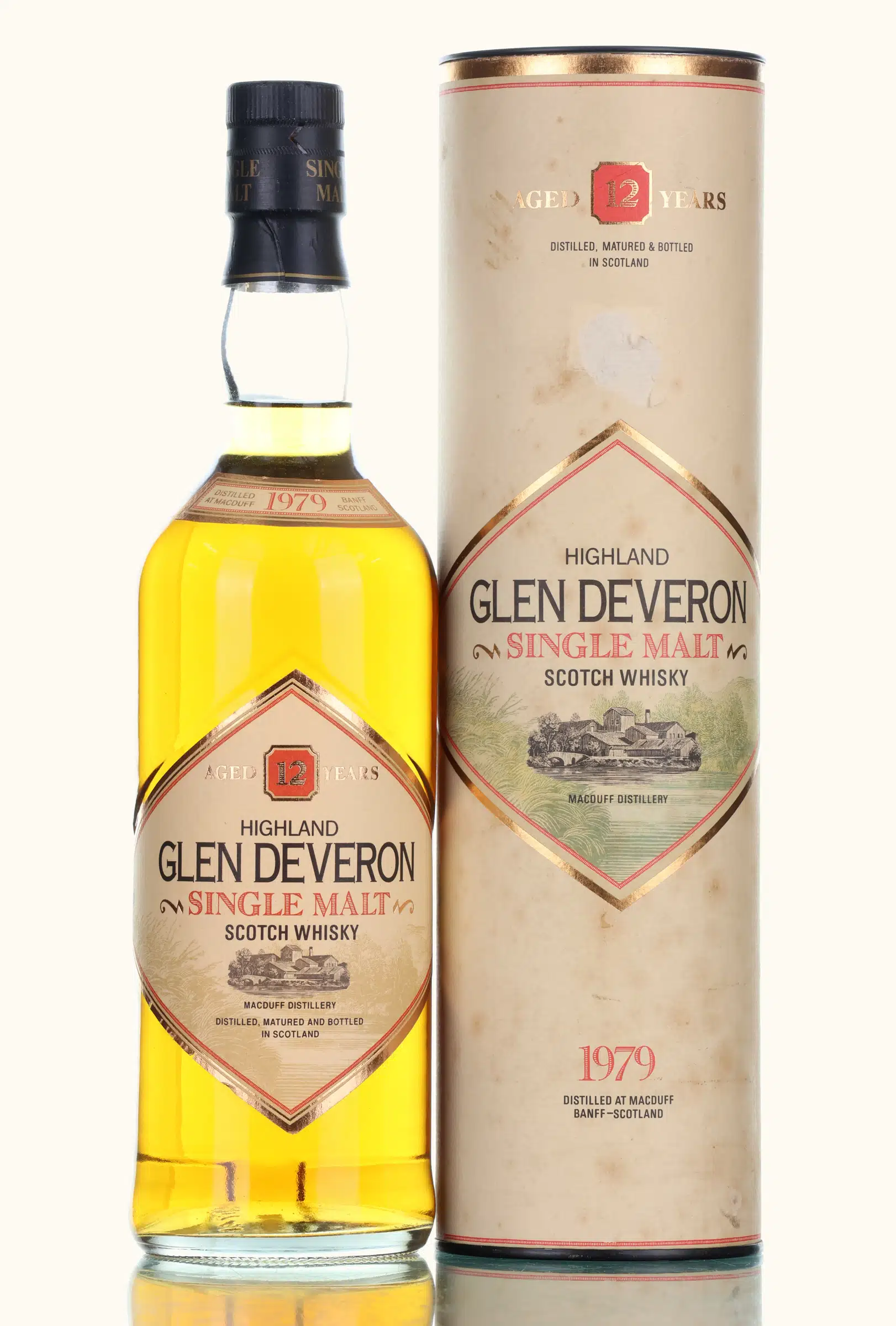 Macduff Glen Deveron 12 Year Old, 1990s, 46% whisky bottle