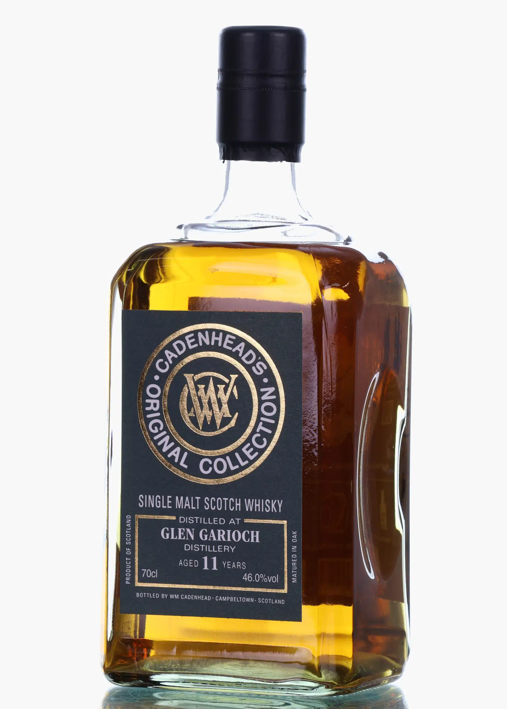 Glen Garioch Original Collection 11 Year Old, Bourbon & Fino Cask, 2013, Cadenhead's, 46%, 20cl whisky bottle