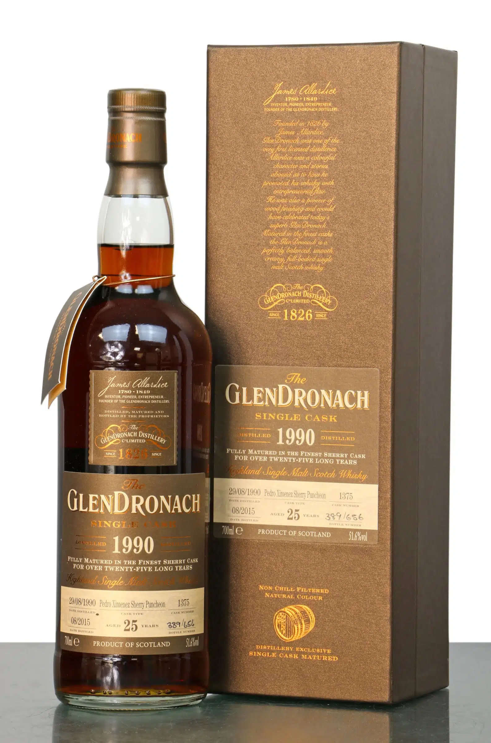Year:1990 Glendronach 25 Years Old 1990 Whisky | Just Whisky Auction