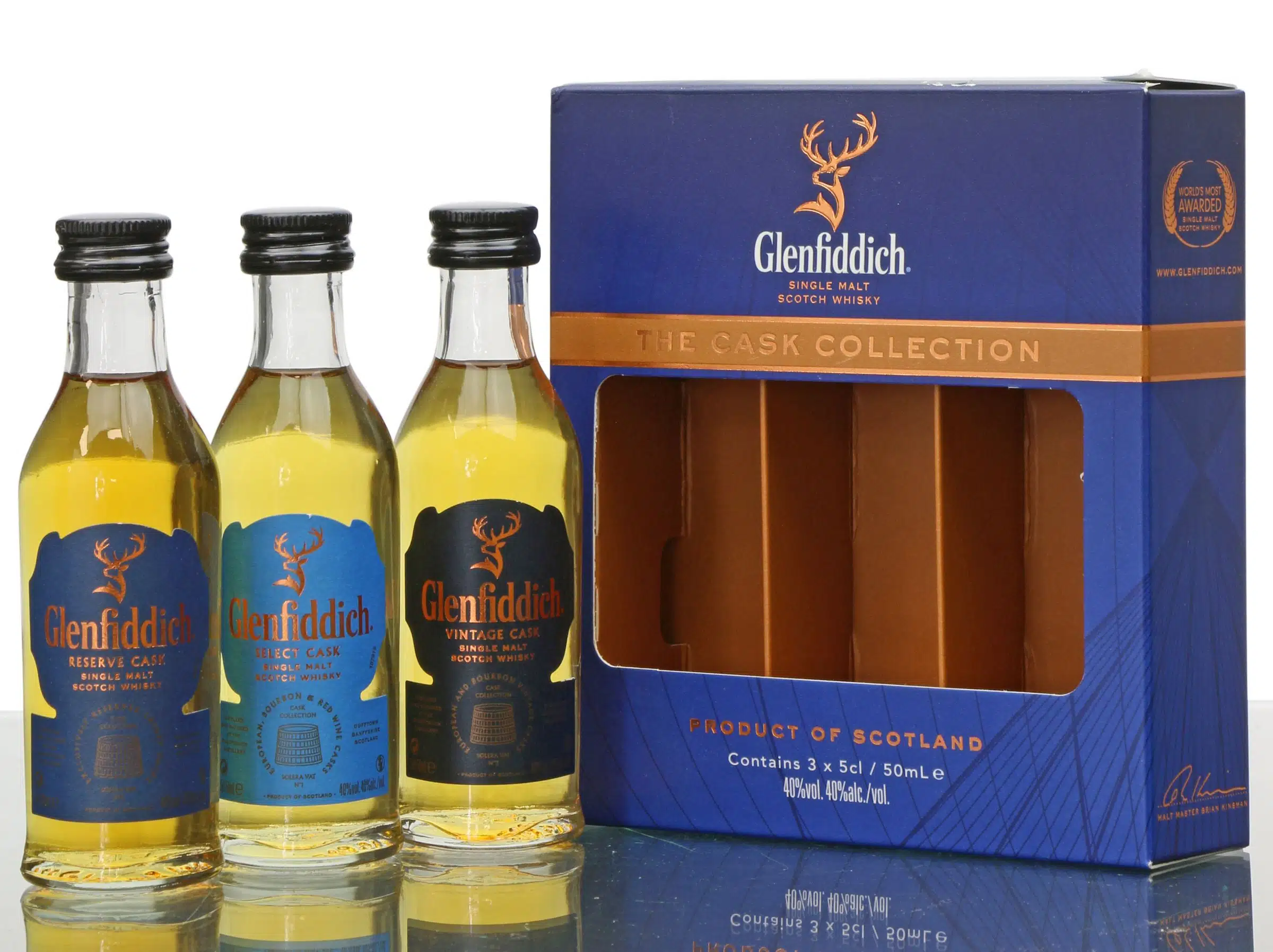 Glenfiddich Cask Collection Miniature Set Whisky | Just Whisky Auction