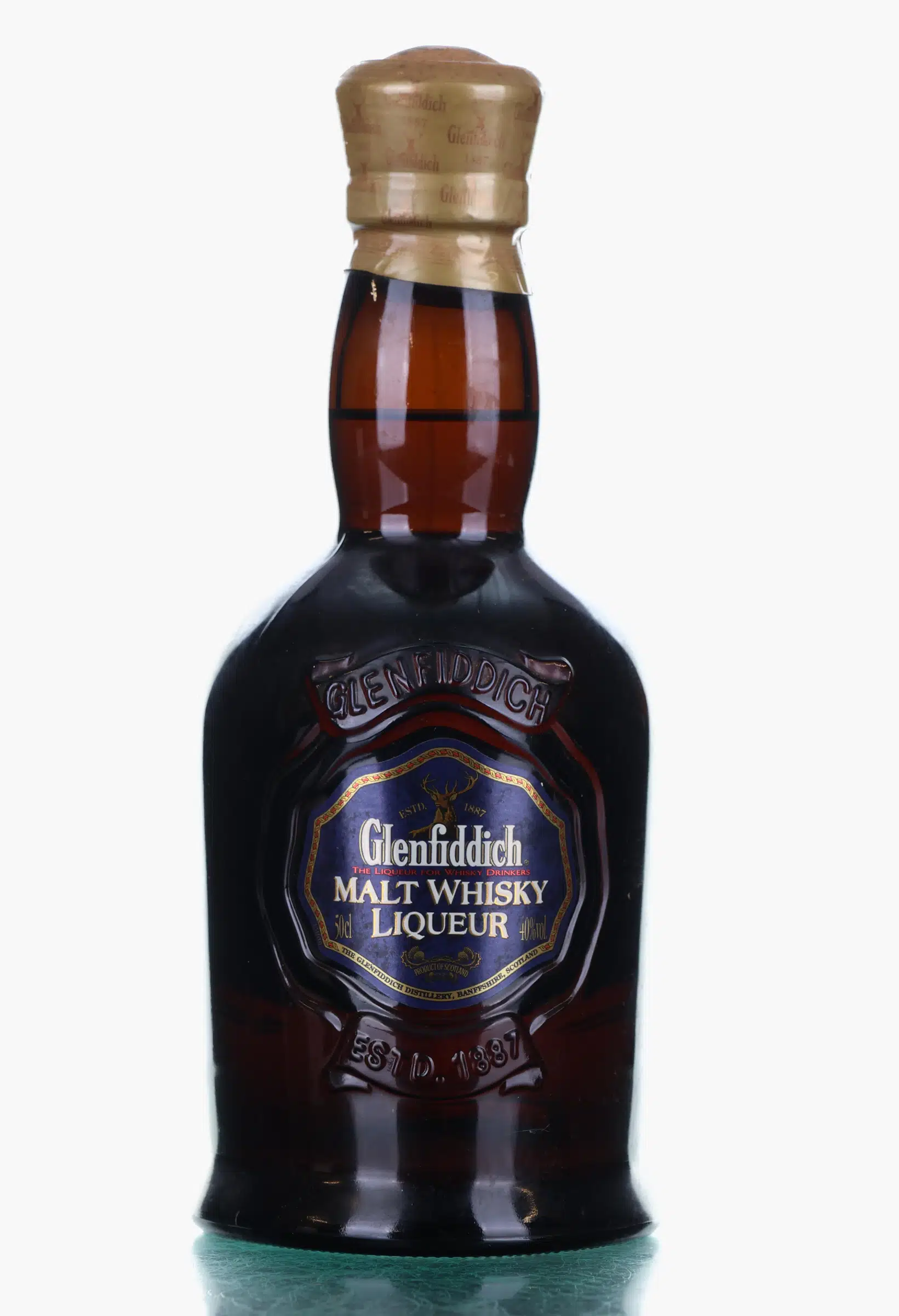Glenfiddich Malt Whisky Liqueur, 40% whisky bottle