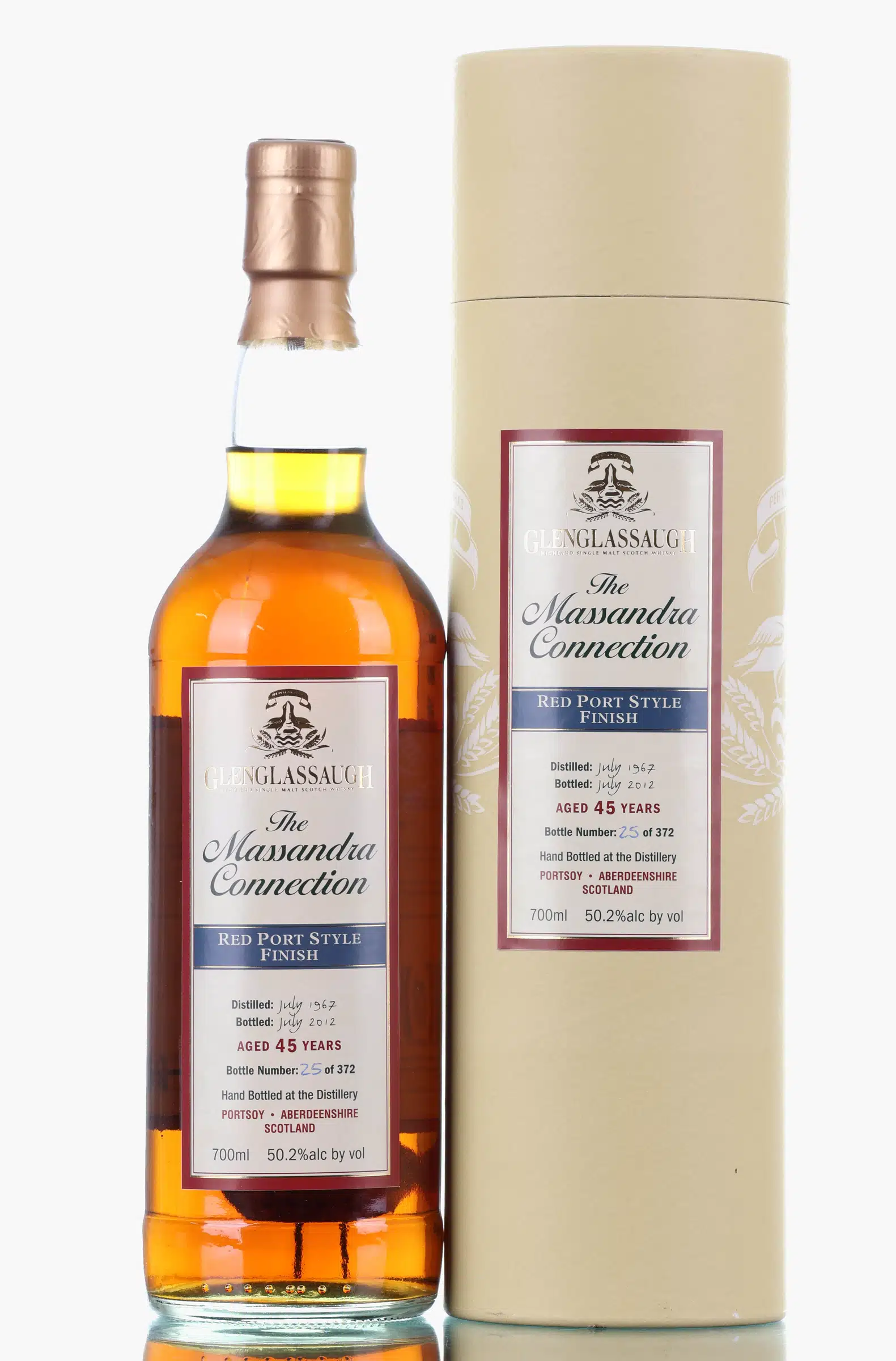 Glenglassaugh The Massandra Connection 45 Year Old, Port Cask, 2012, 50.2% whisky bottle