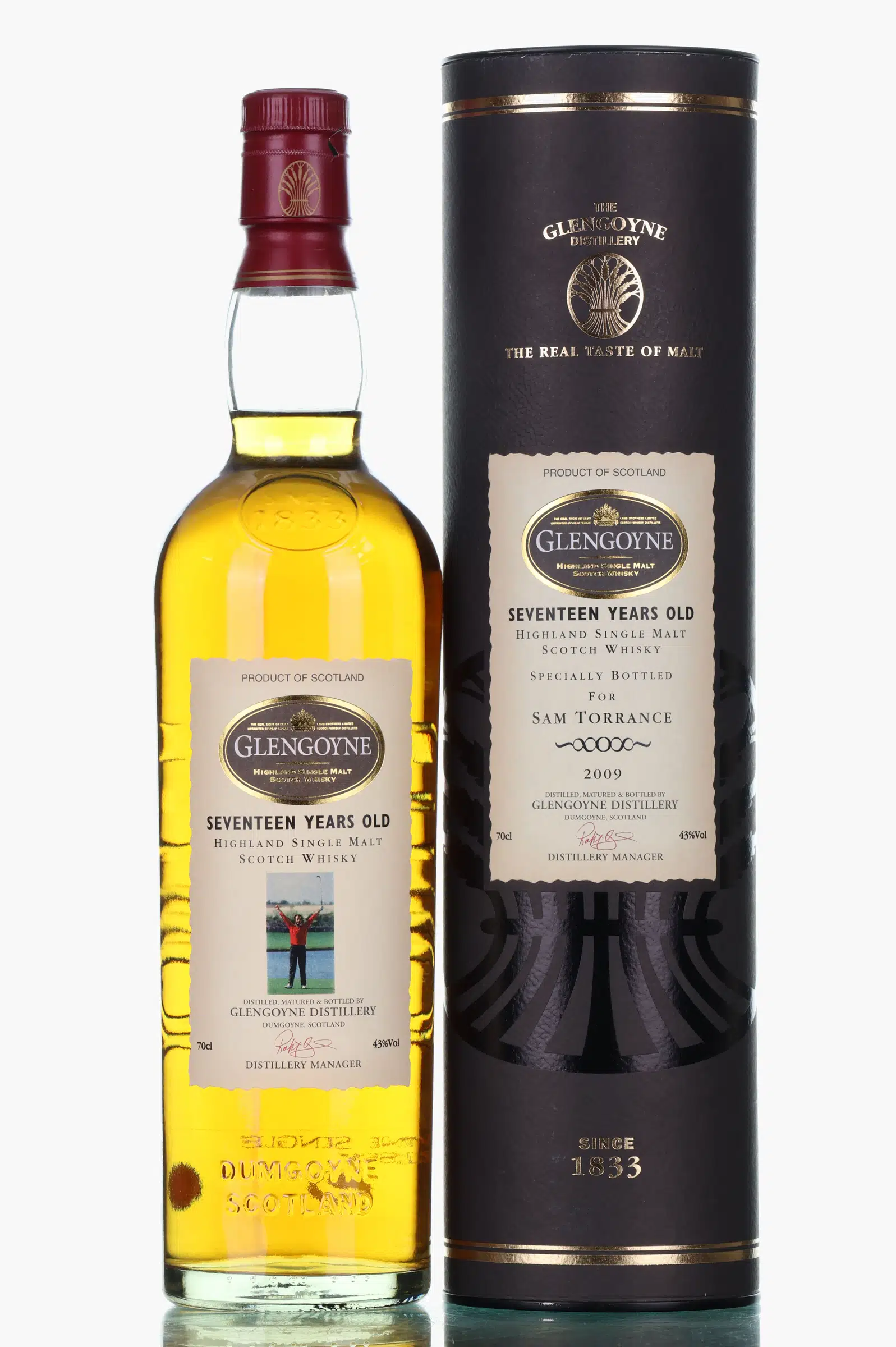 Glengoyne 17 Year Old, 2009, 43% whisky bottle