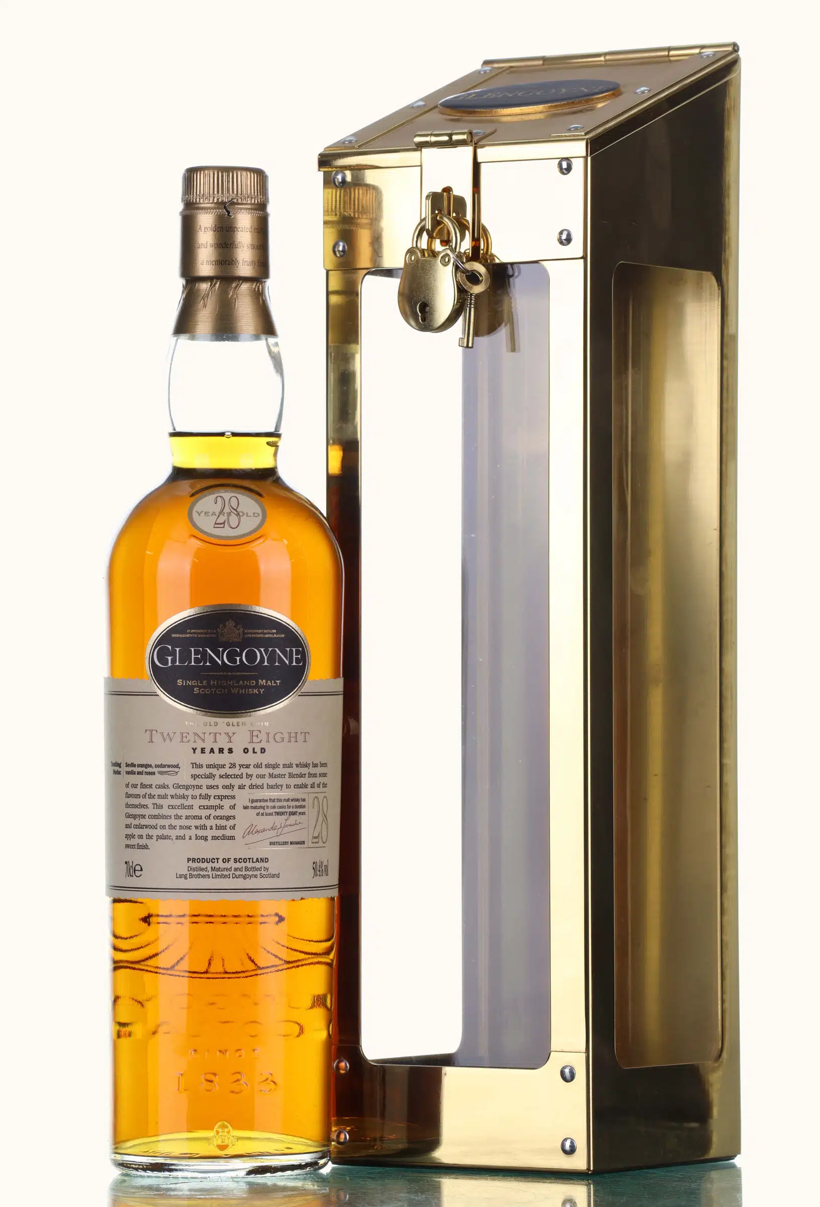 Glengoyne Spirit Safe 28 Year Old, 2000, 50.4% whisky bottle