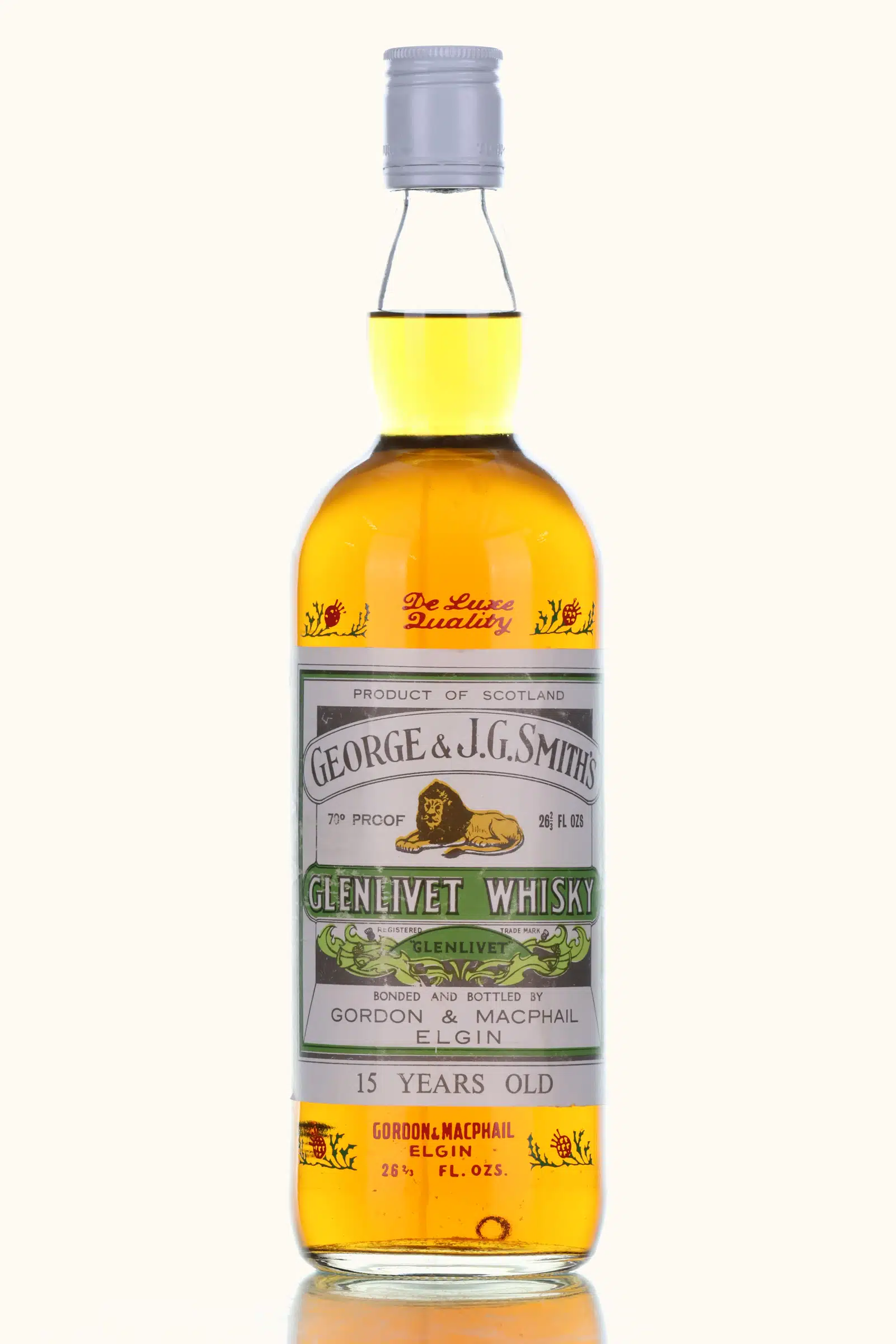 Glenlivet George & J.G. Smith's 15 Year Old, Gordon & MacPhail, 40%, 75.8cl whisky bottle