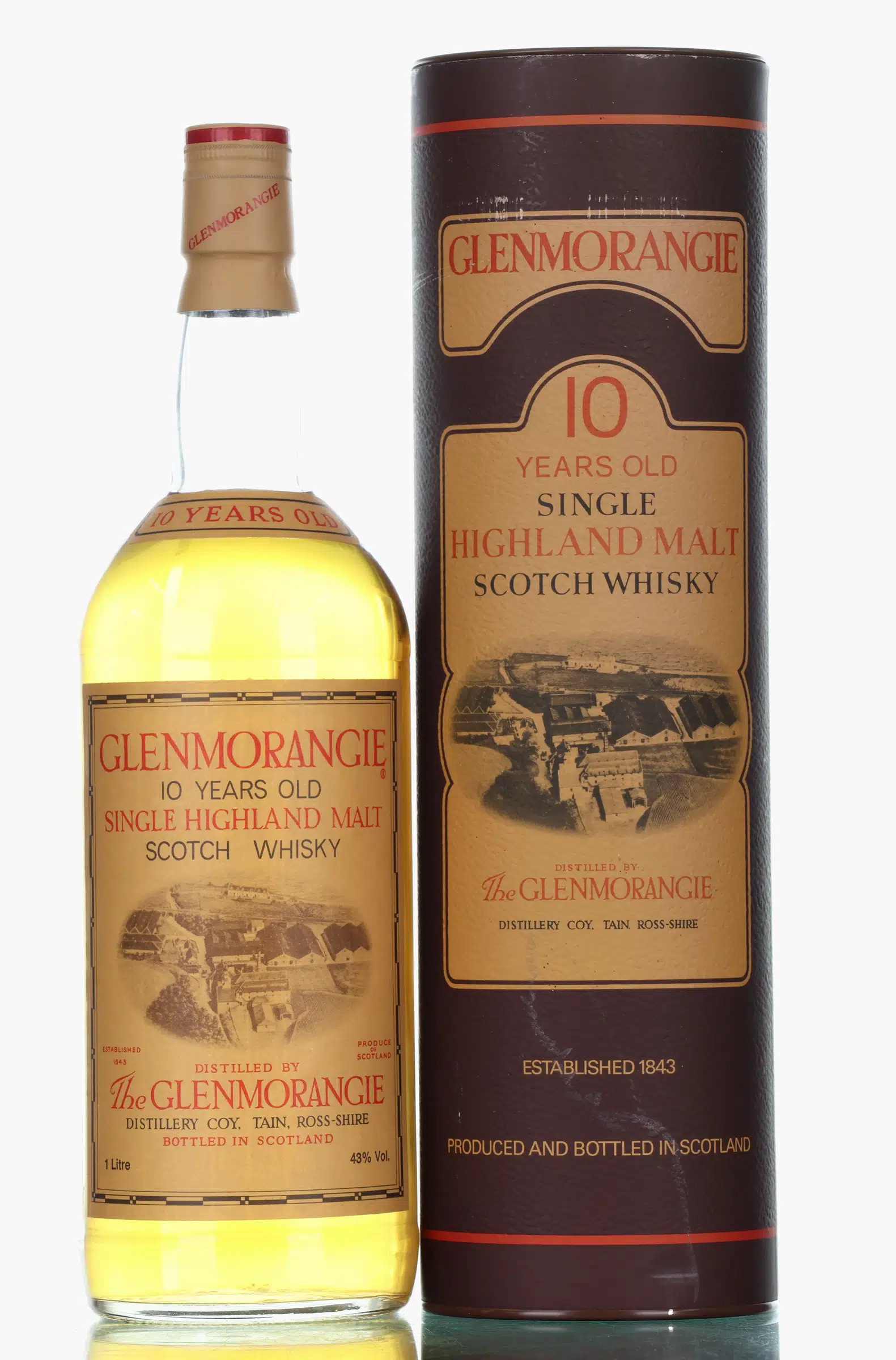 Glenmorangie 10 Years Old (1990s), Bourbon Cask, 2021, 43% whisky bottle