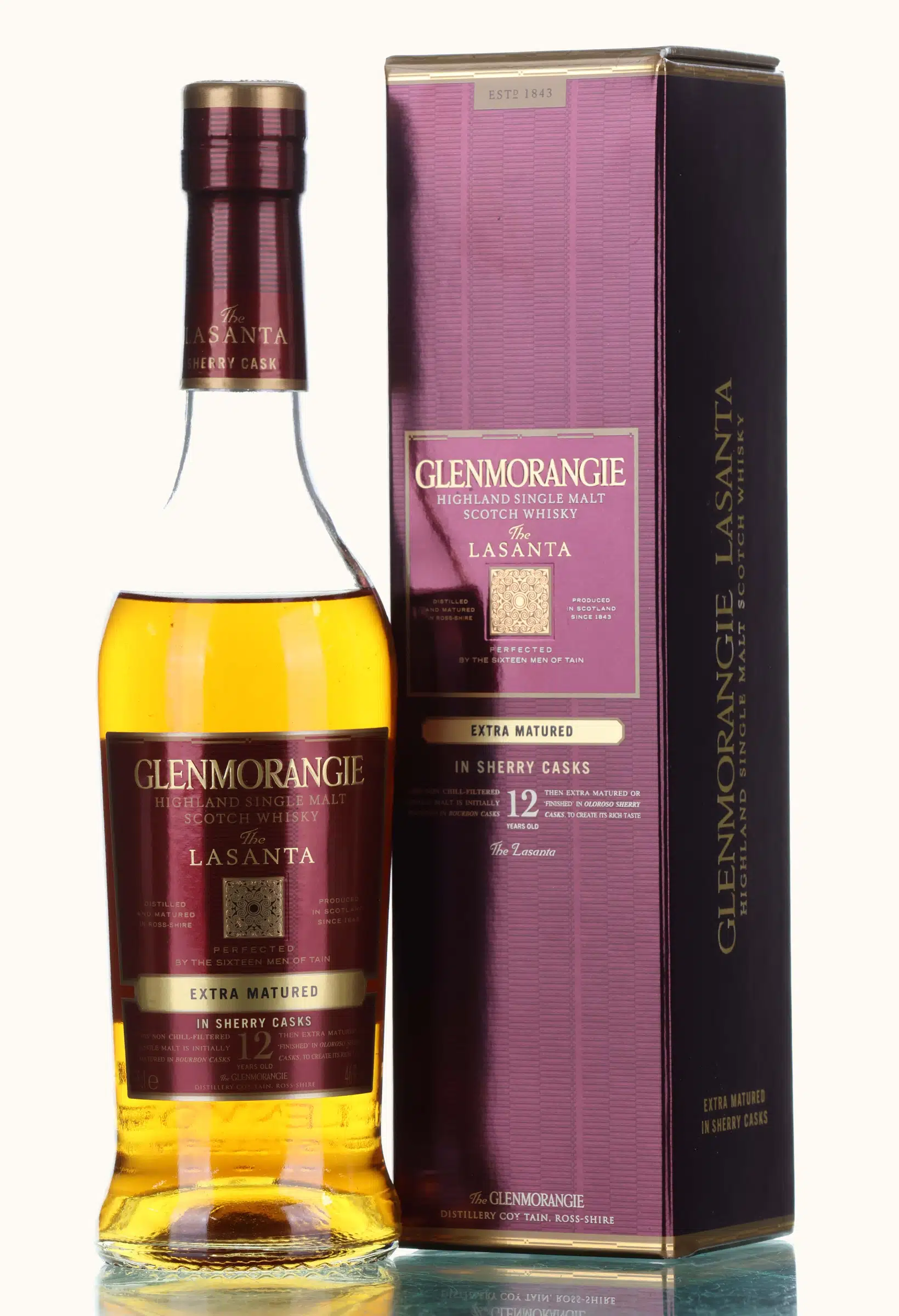 Glenmorangie The Lasanta 12 Year Old, Bourbon & Sherry Cask, 46%, 35cl whisky bottle