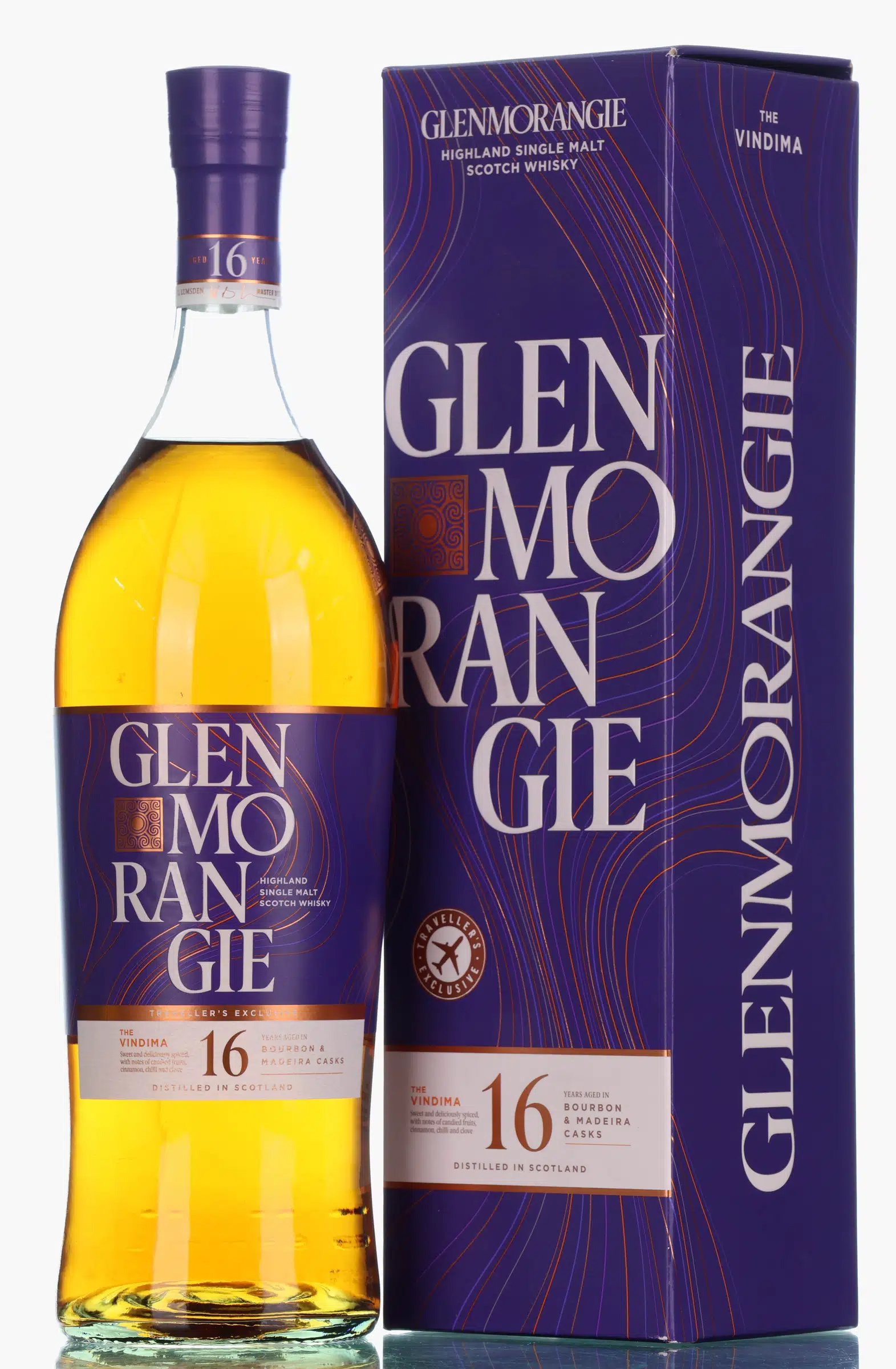 Glenmorangie The Vindima 16 Year Old, Bourbon & Malmsey Madeira Cask, 2024, 43% whisky bottle