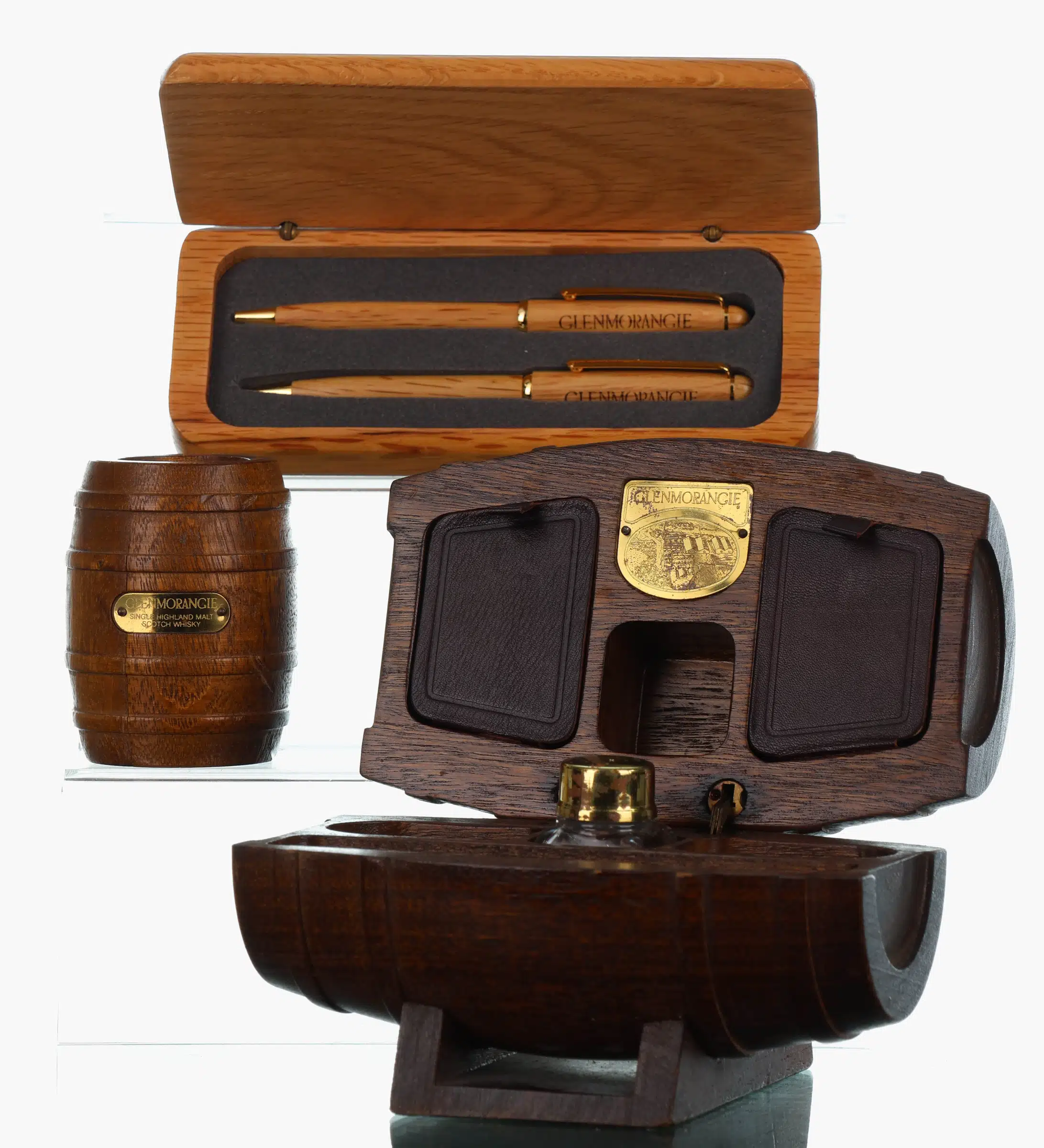 Glenmorangie Desktop Set Incl Inkwell whisky bottle