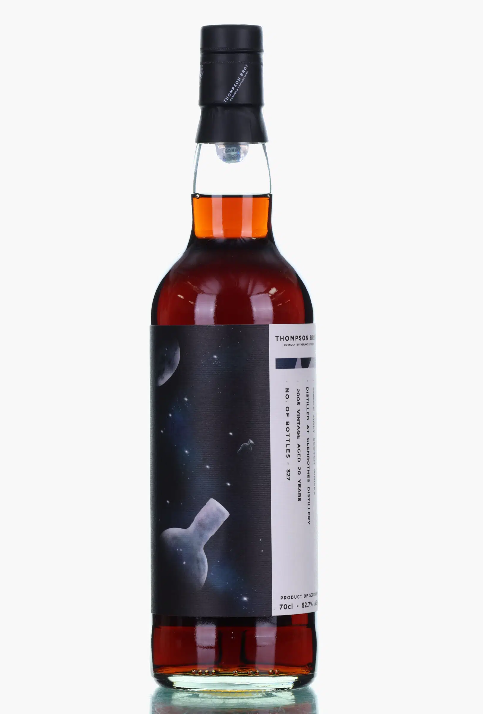 Glenrothes 20 Year Old, Oloroso Hogshead Cask, 2005, Thompson Bros, 52.7% whisky bottle