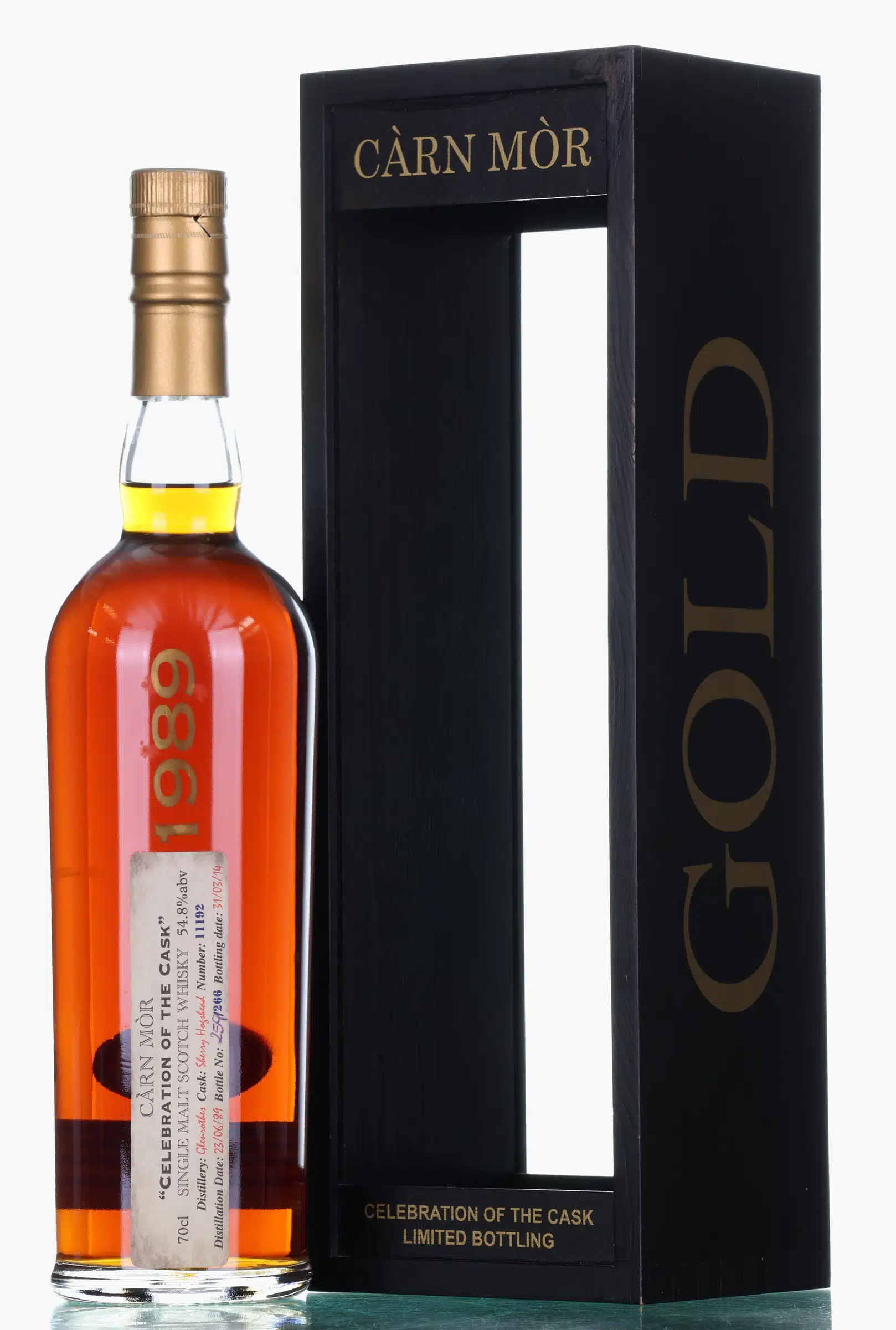 Glenrothes Càrn Mòr Celebration of the Cask 24 Year Old, Sherry Hogshead Cask, Cask #11192, 1989, Morrison & Mackay, 54.8% whisky bottle