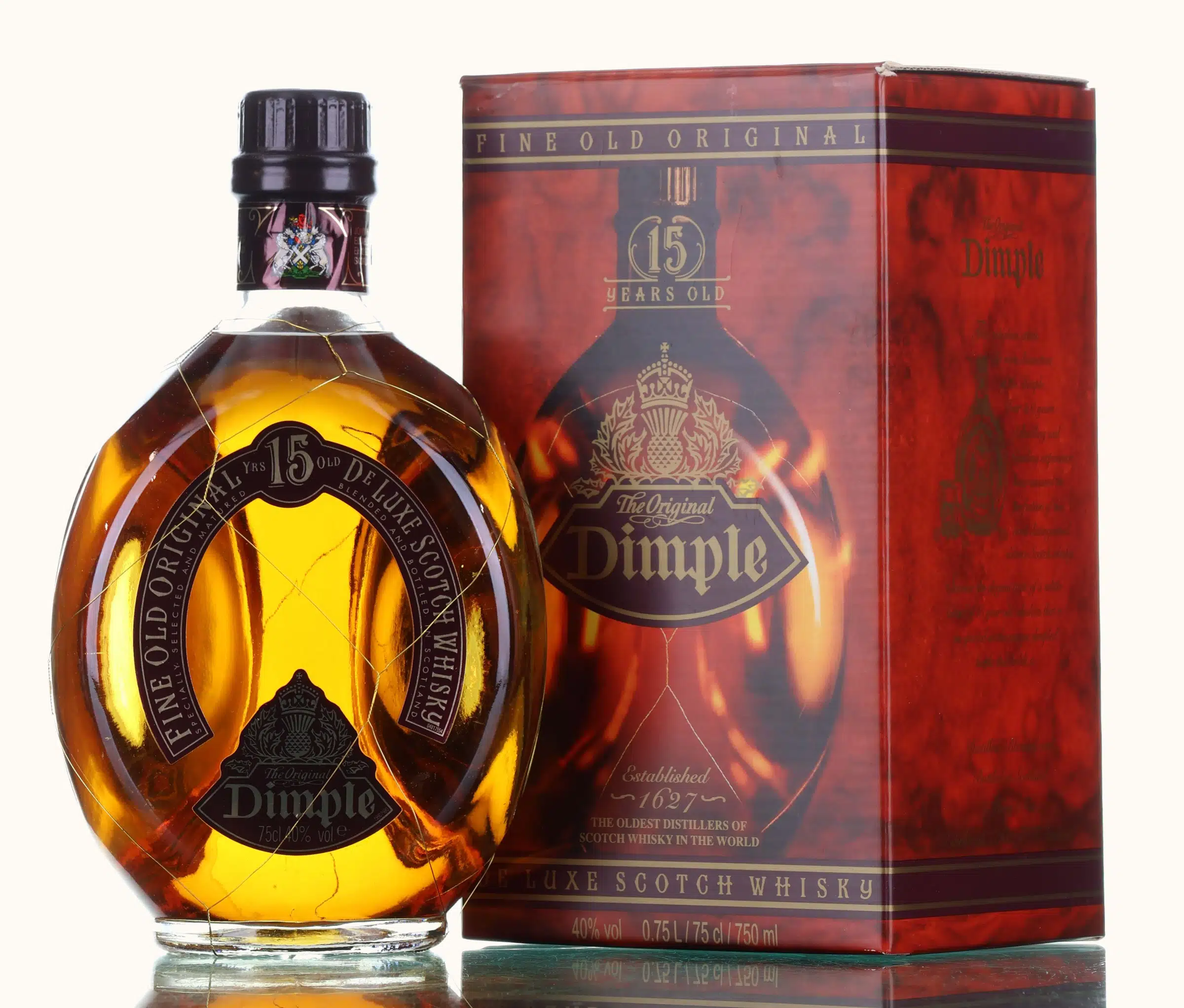 Haig's Dimple Fine Old Original 15 Year Old, 43% whisky bottle