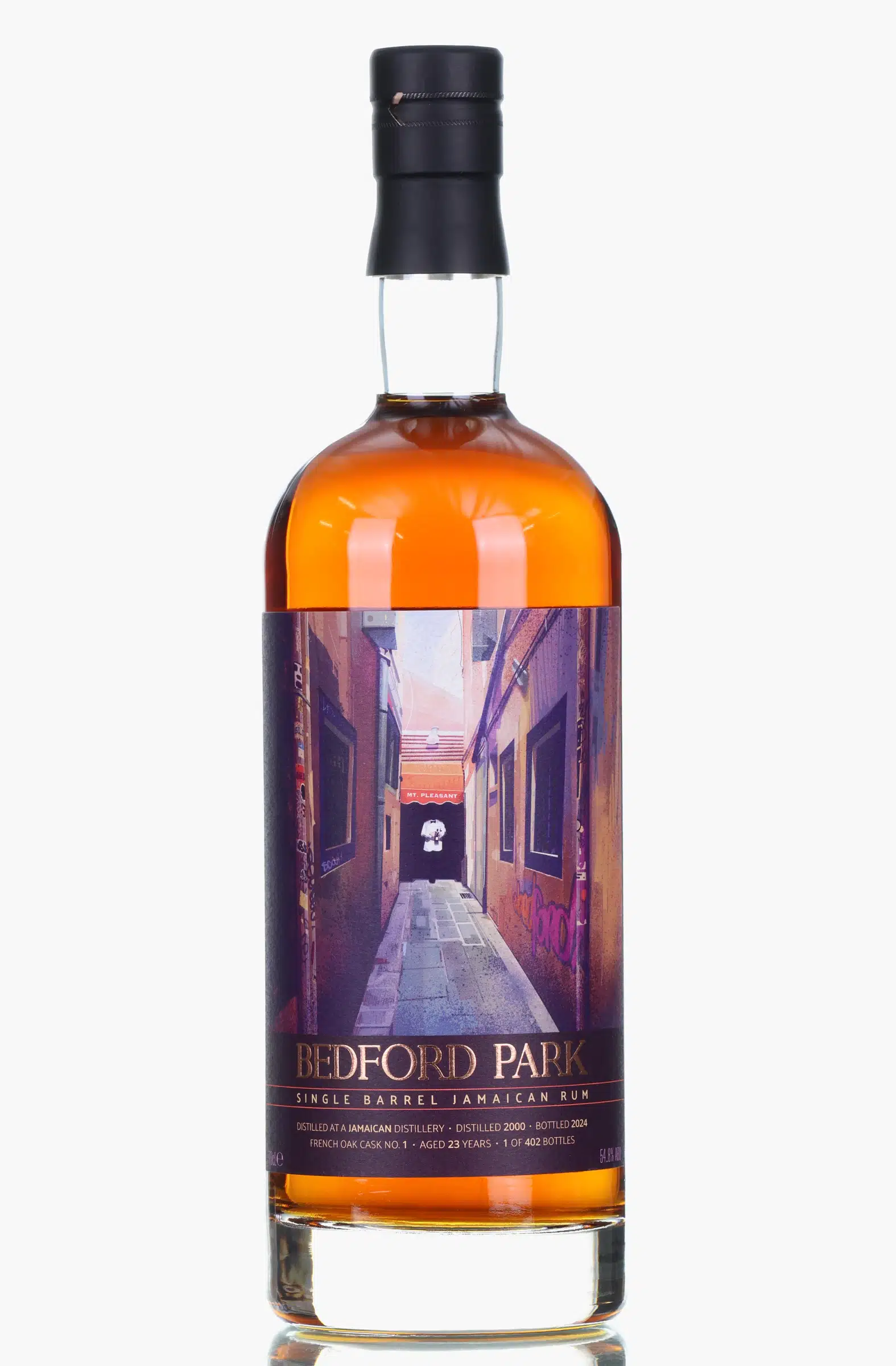Hampden Estate 23 Year Old, French Oak Cask, Cask #1, 2000, Bedford Park, 54.8%