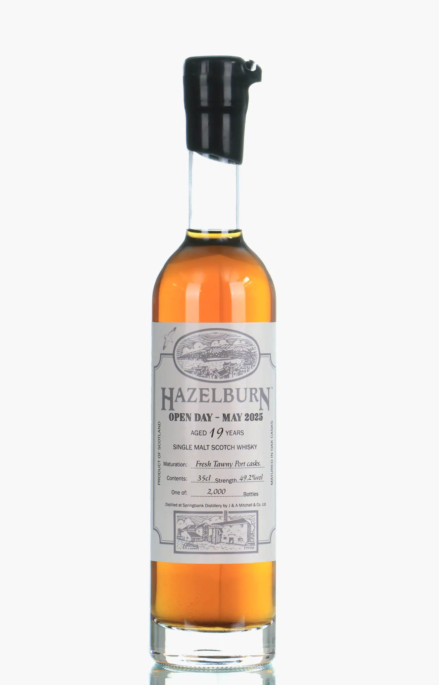 Hazelburn Open Day 19 Year Old, Tawny Port Cask, 2025, 49.2% whisky bottle