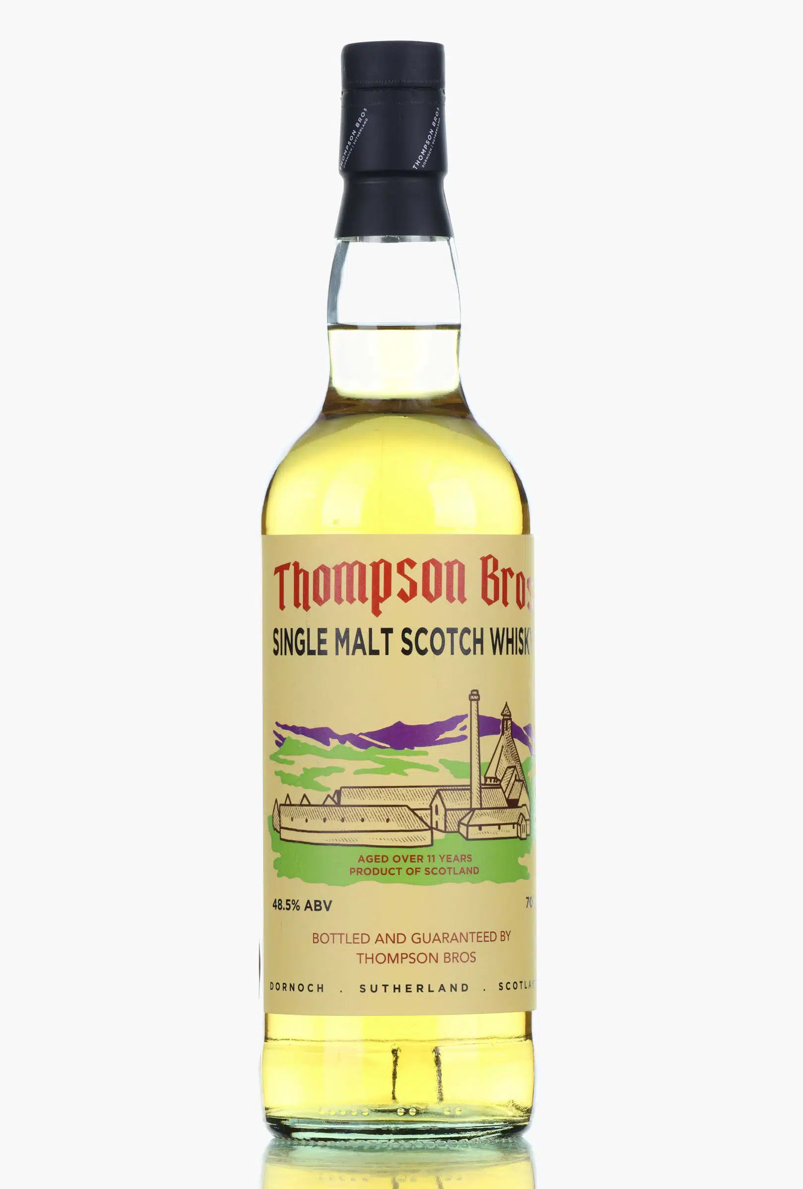 Balblair Highland 11 Year Old, Barrel Cask, 2011, Thompson Bros, 48.5% whisky bottle