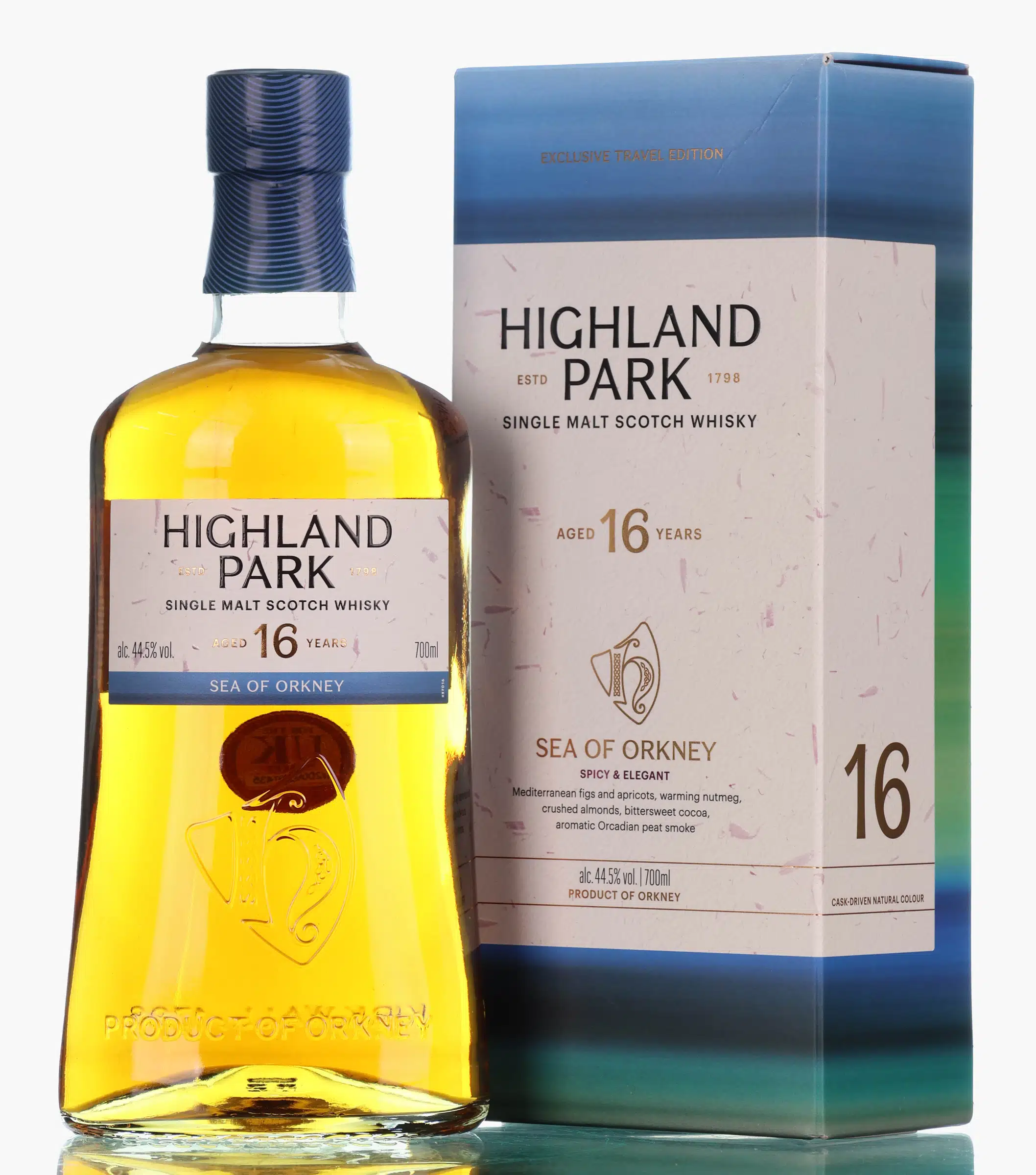 Highland Park Sea of Orkney 16 Year Old, Sherry Cask, 44.5% whisky bottle