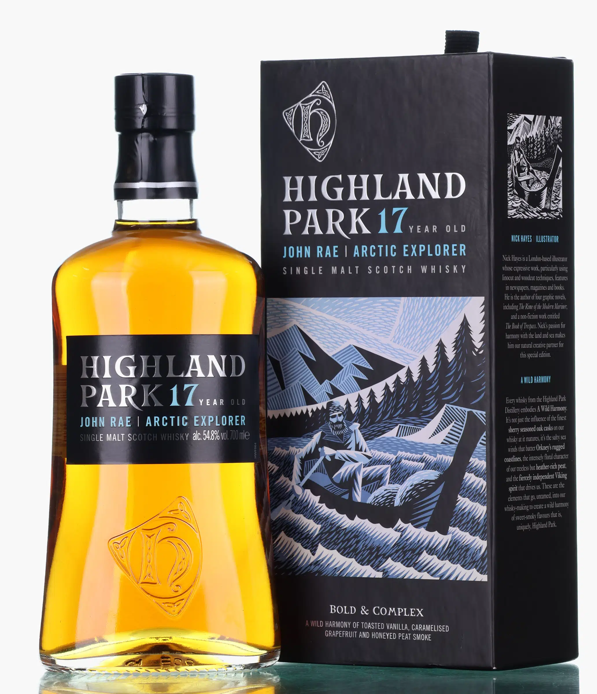Highland Park John Rae Arctic Explorer 17 Year Old, Bourbon & Sherry Cask, 2021, 54.8% whisky bottle