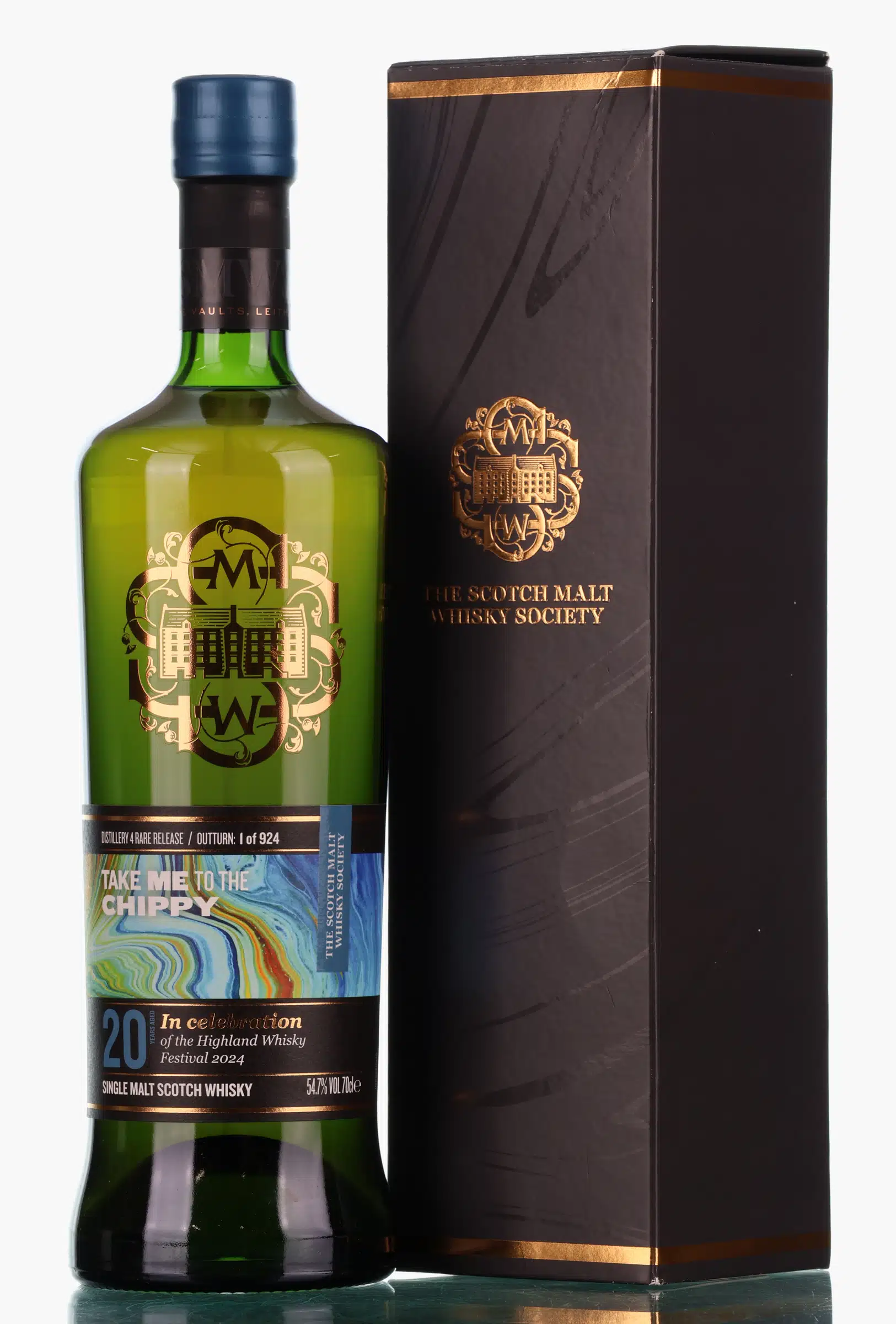 Highland Park 20 Years Old 2003 2024 SMWS Rare Release, Bourbon Cask & HTMC Cask & Oloroso Sherry Cask, Cask #4.321, 2003, The Scotch Malt Whisky Society, 54.7% whisky bottle