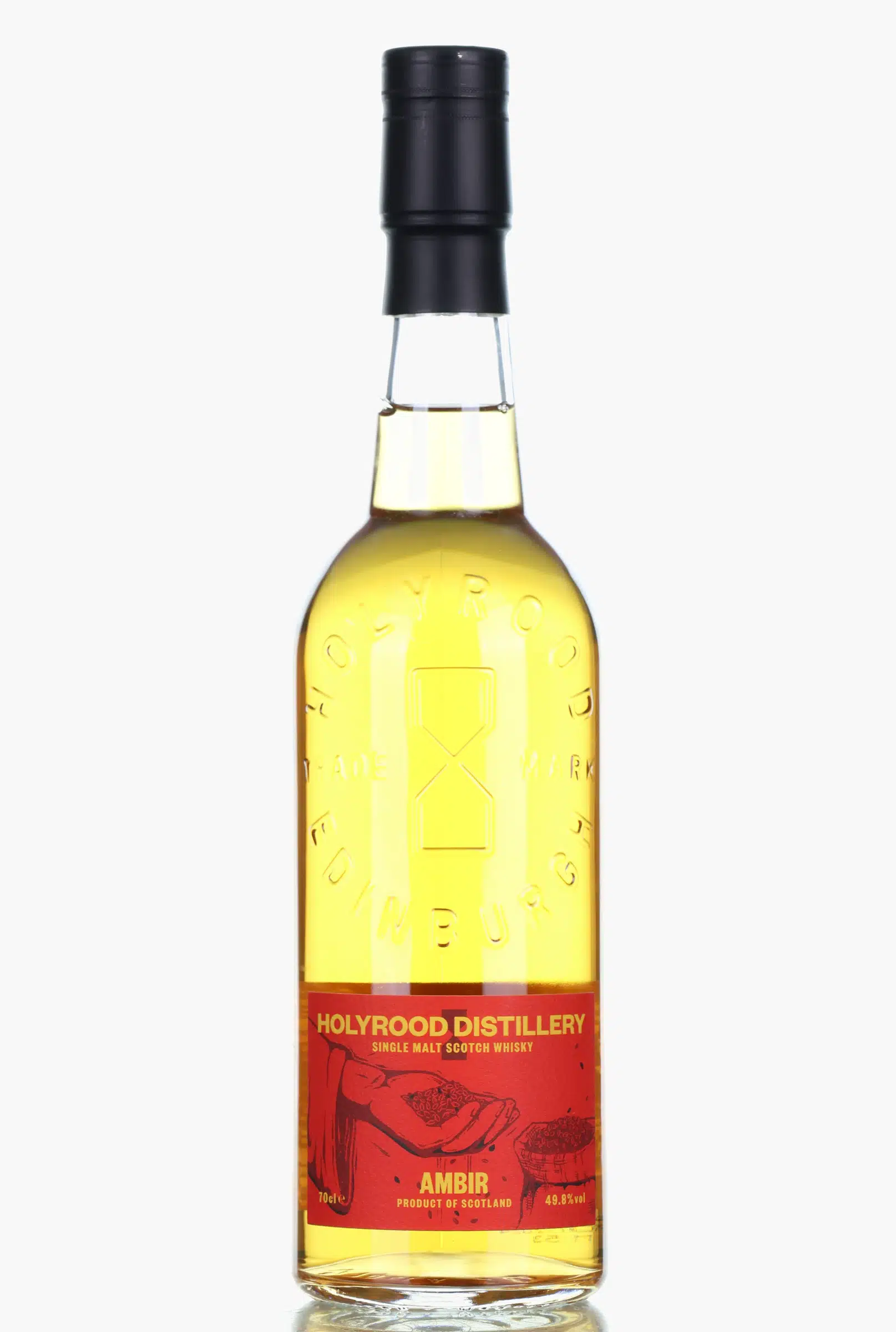 Holyrood Distillery Ambir, Bourbon & Oloroso Cask, 2024, 49.8% whisky bottle