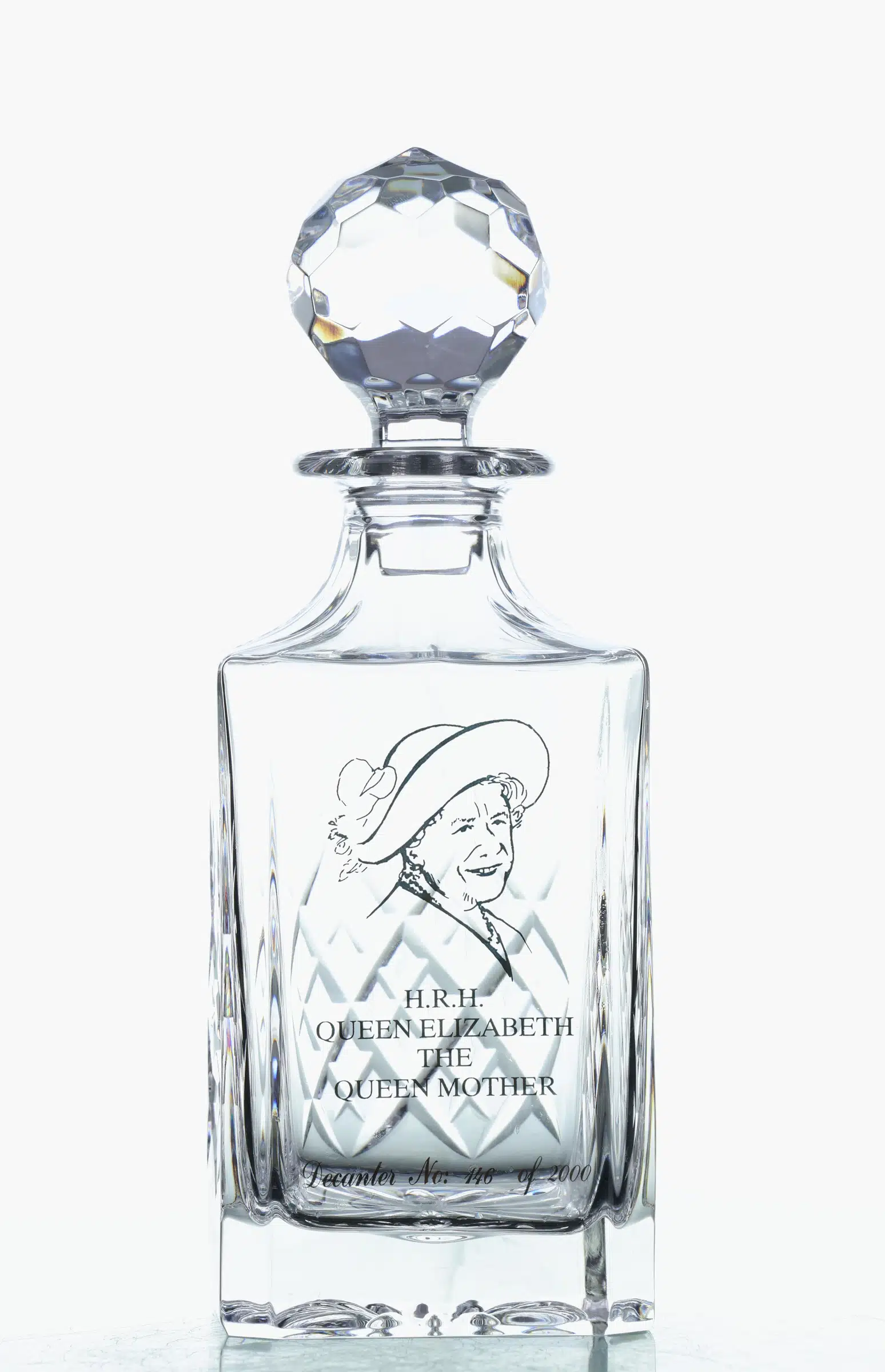 West Port Whisky H.R.H. Queen Mother Decanter 25 Year Old, West Port Whisky, 43%