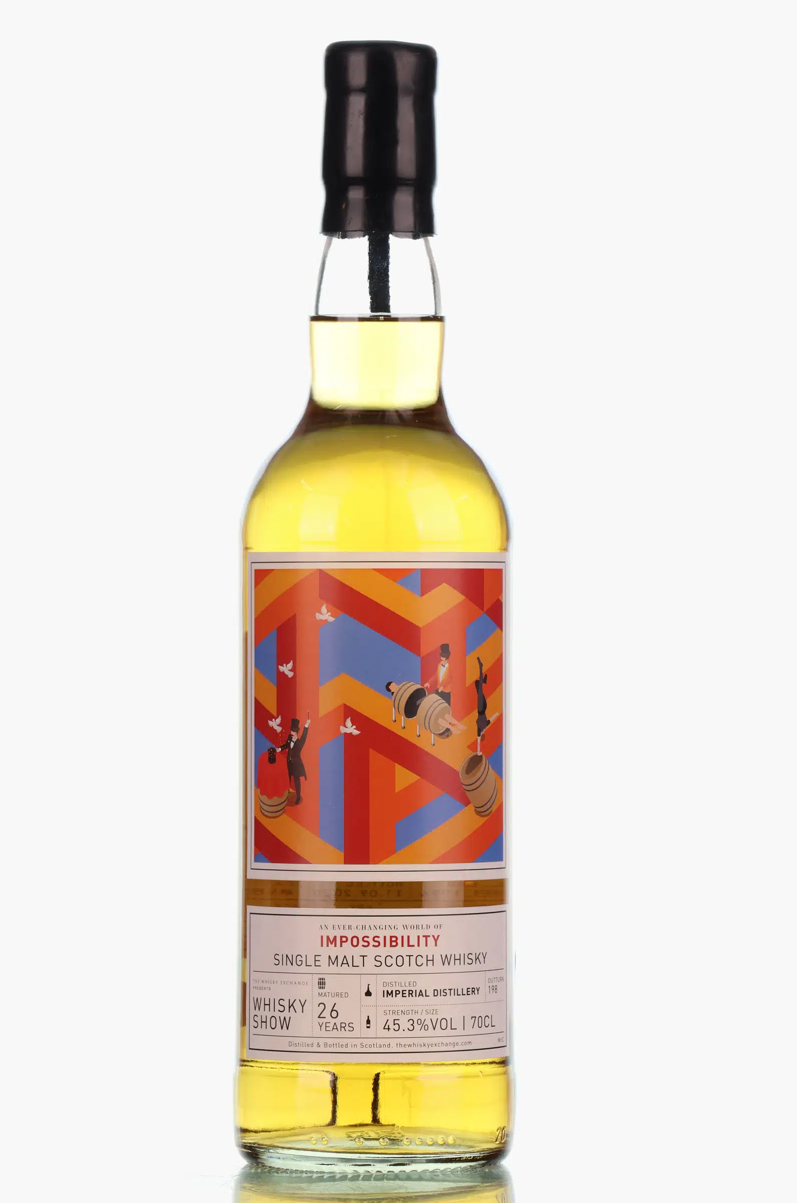 Imperial Impossibility 26 Year Old, Barrel Cask, Cask #5874, 1994, The Whisky Exchange, 45.3% whisky bottle
