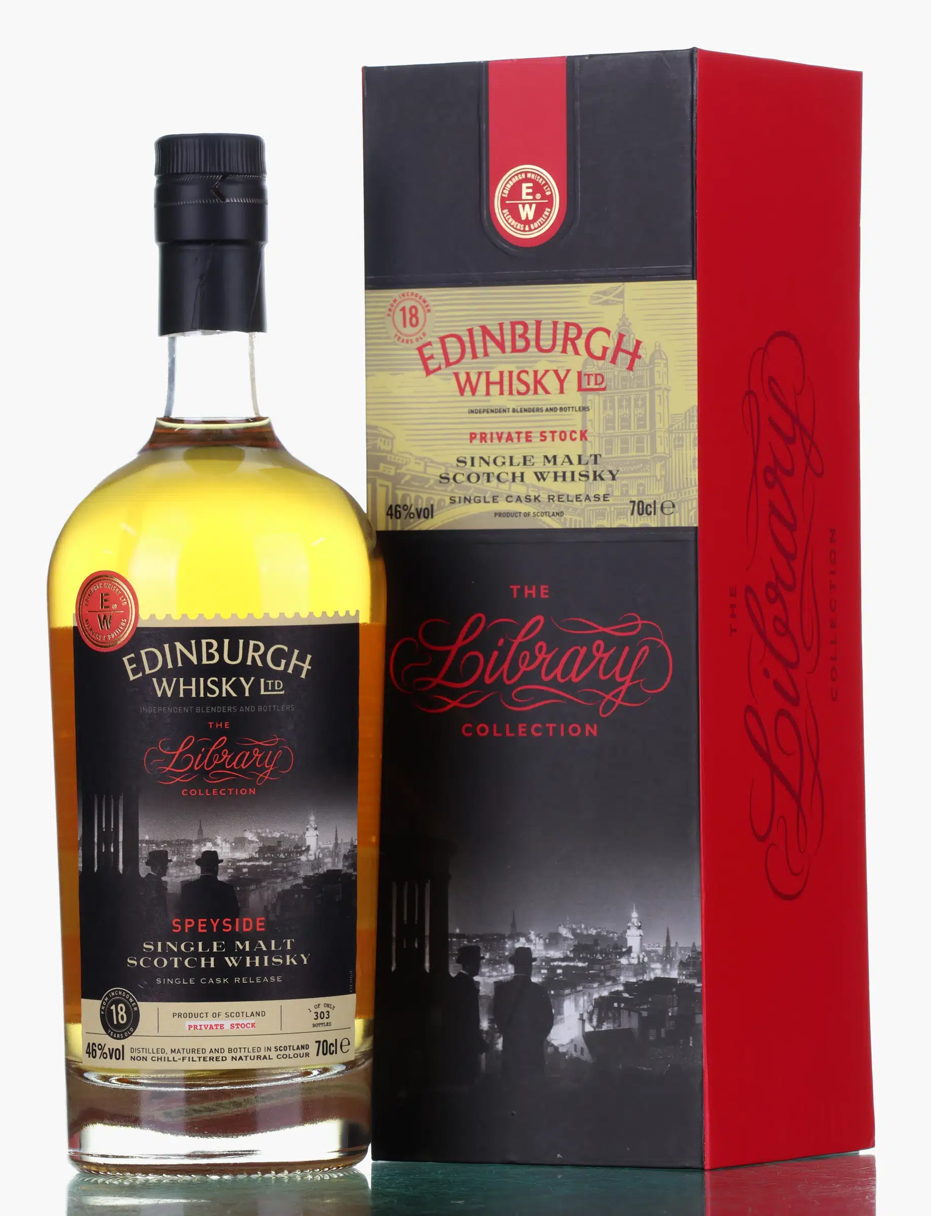 Inchgower The Library Collection 18 Year Old, 2000, Edinburgh Whisky Ltd., 46%