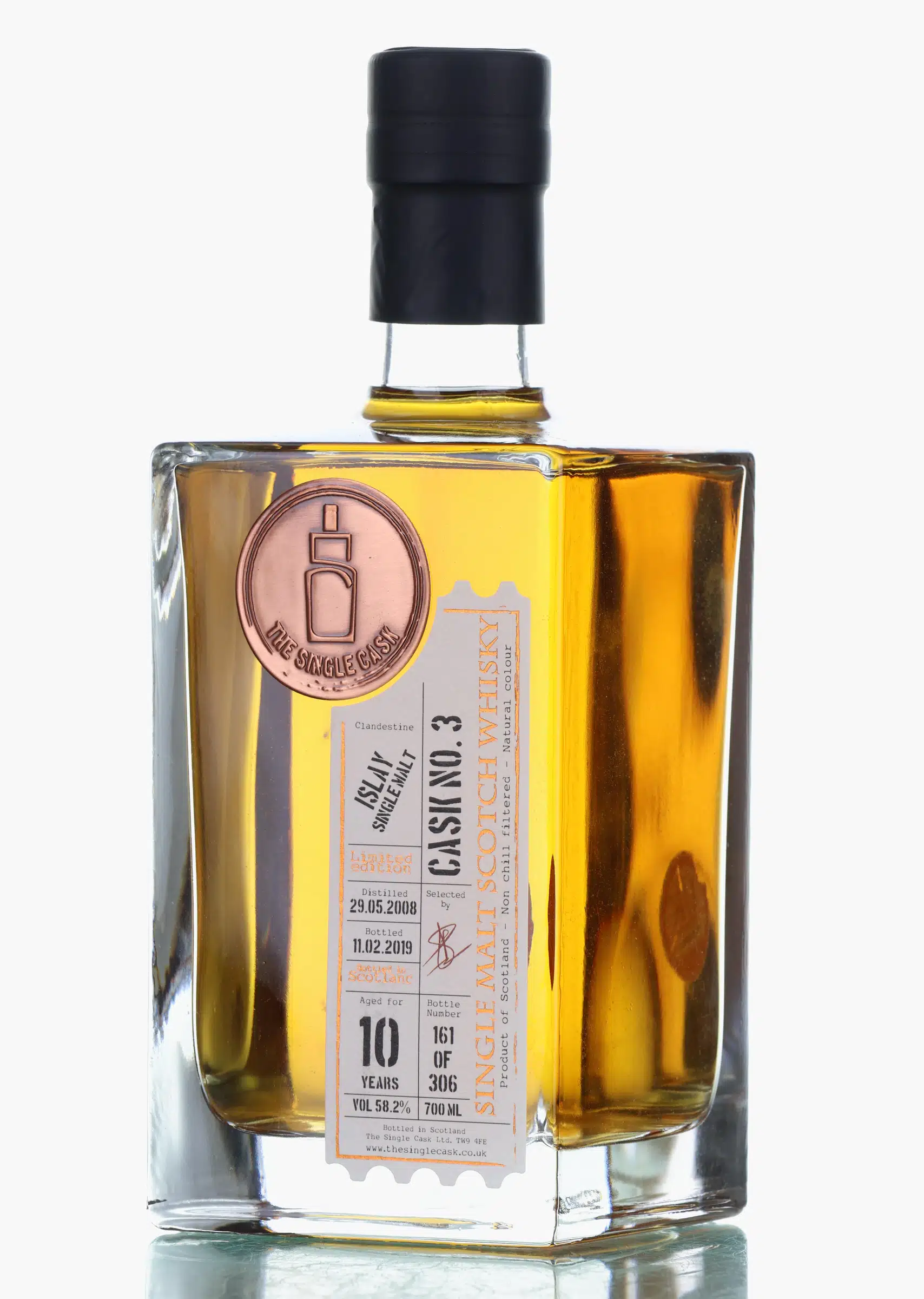 Islay 10 Year Old, Red Wine Cask, Cask #3, 2008, The Single Cask, 58.2%