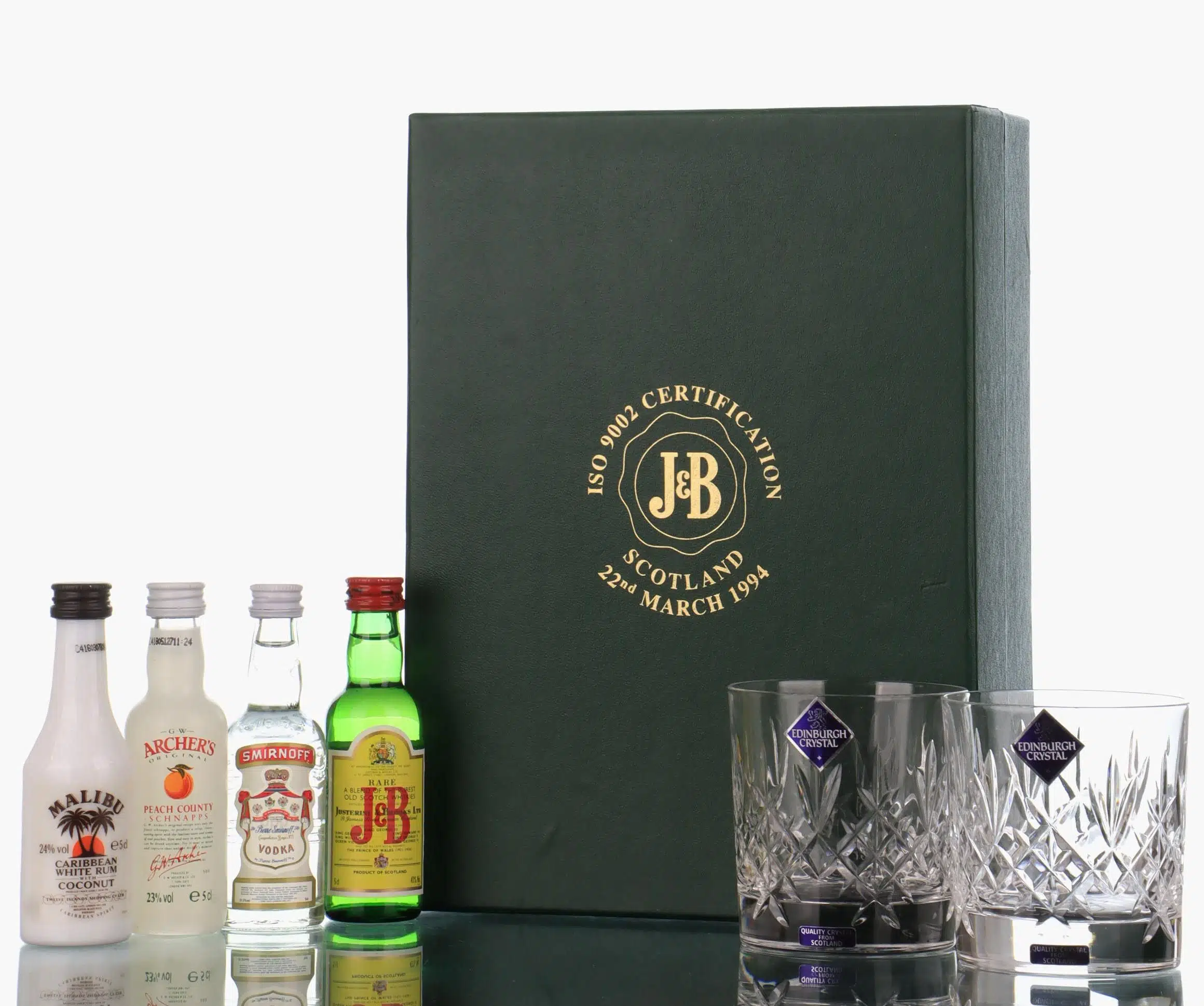 J&B ISO 9002 Certificate Box Set Whisky | Just Whisky Auction