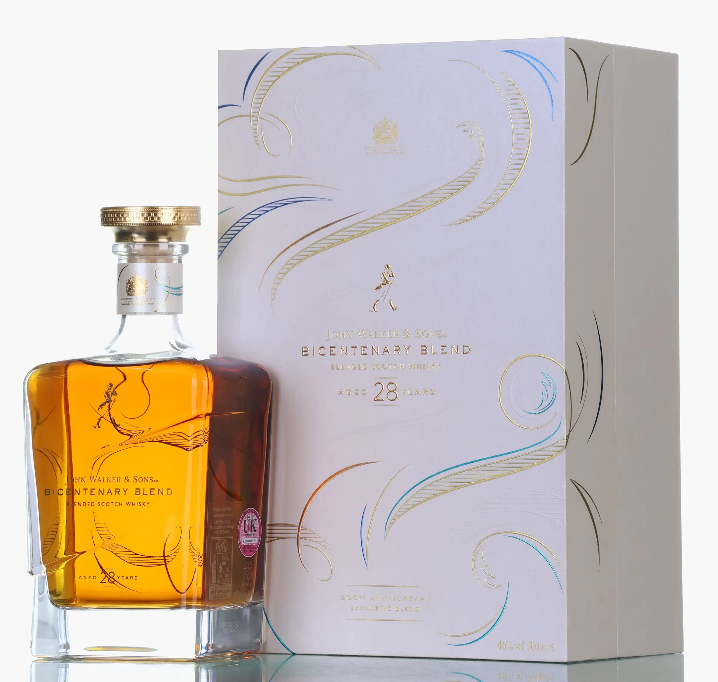 John Walker & Sons Private Collection Bicentenary Blend 28 Year Old, American & European Oak Cask, 2020, 46% whisky bottle