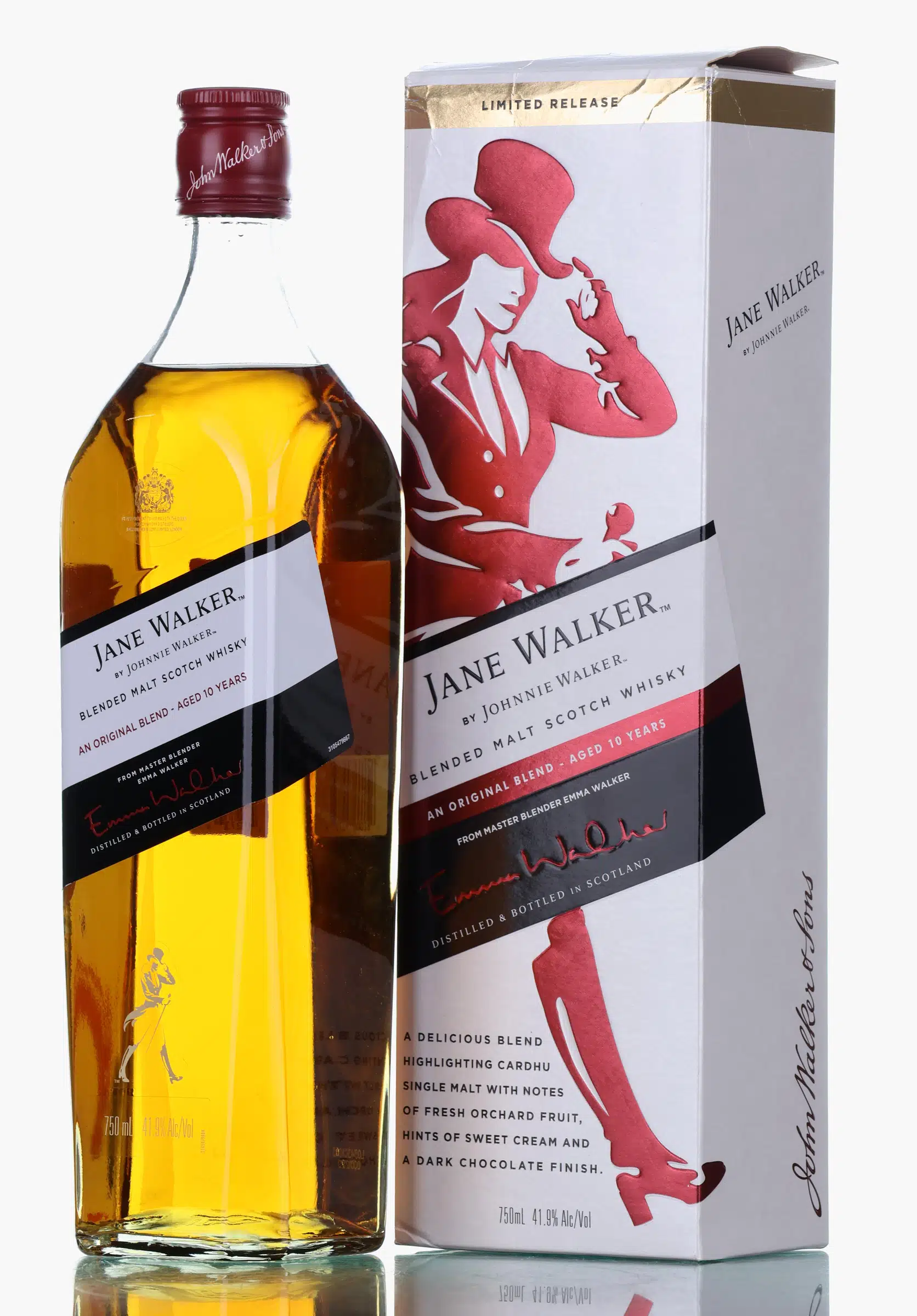 Johnnie Walker Jane Walker 10 Year Old, Oak Cask, 2018, 41.9% whisky bottle