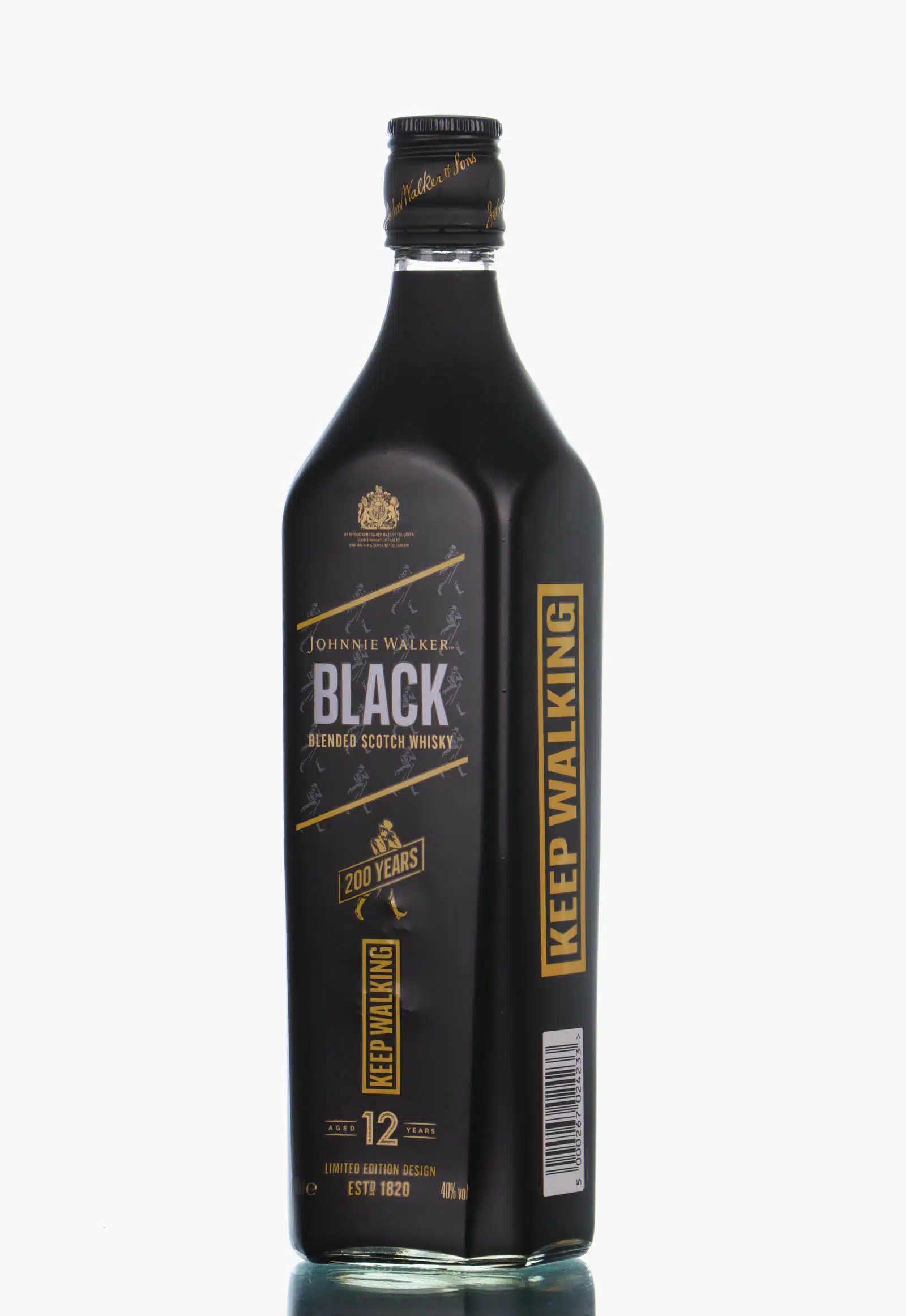 Johnnie Walker Black Label Keep Walking Limited Edition 12 Year Old, 2020, 40% whisky bottle
