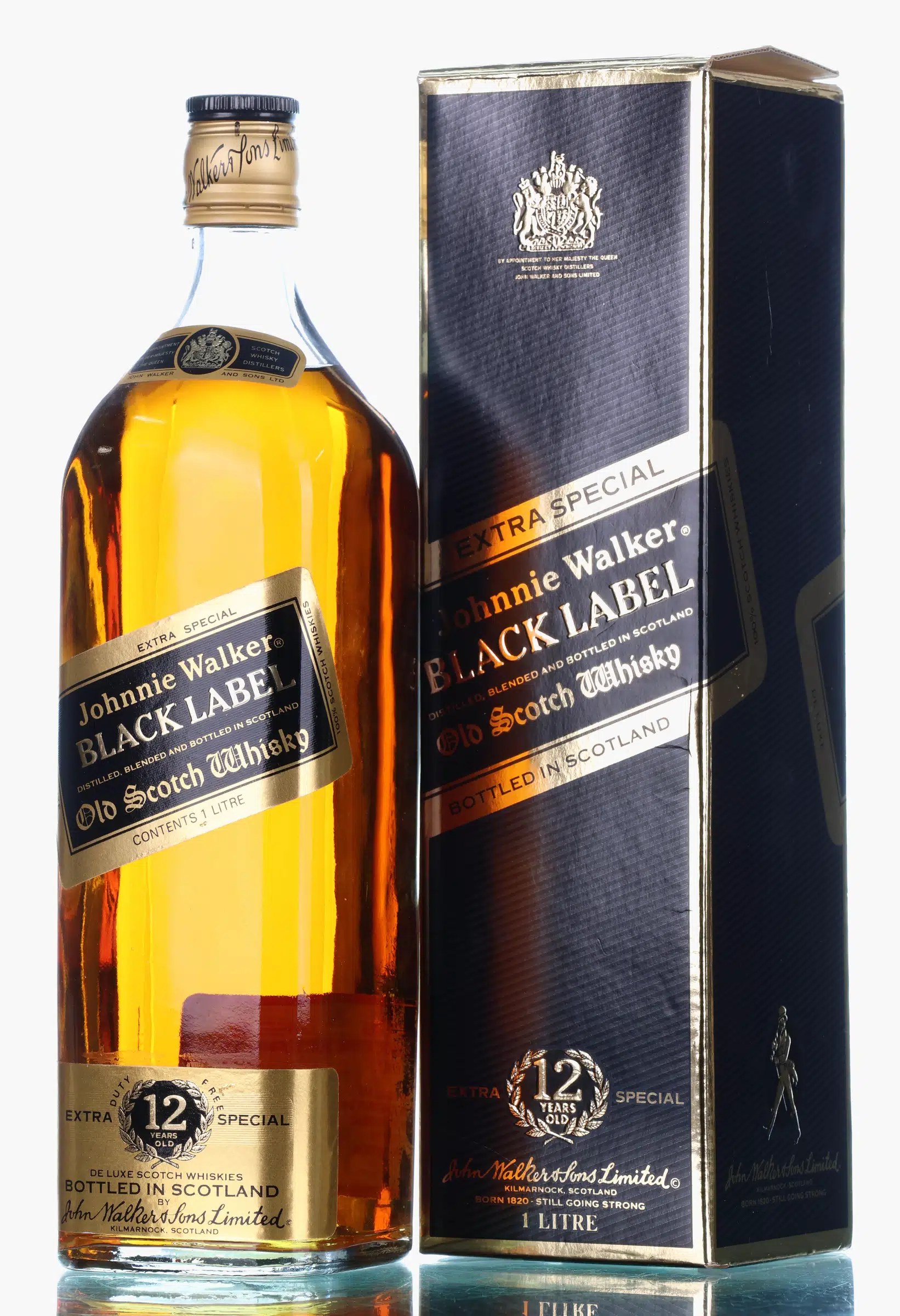 Johnnie Walker Black Label Extra Special 12 Year Old, 1985, 40%, 1L whisky bottle