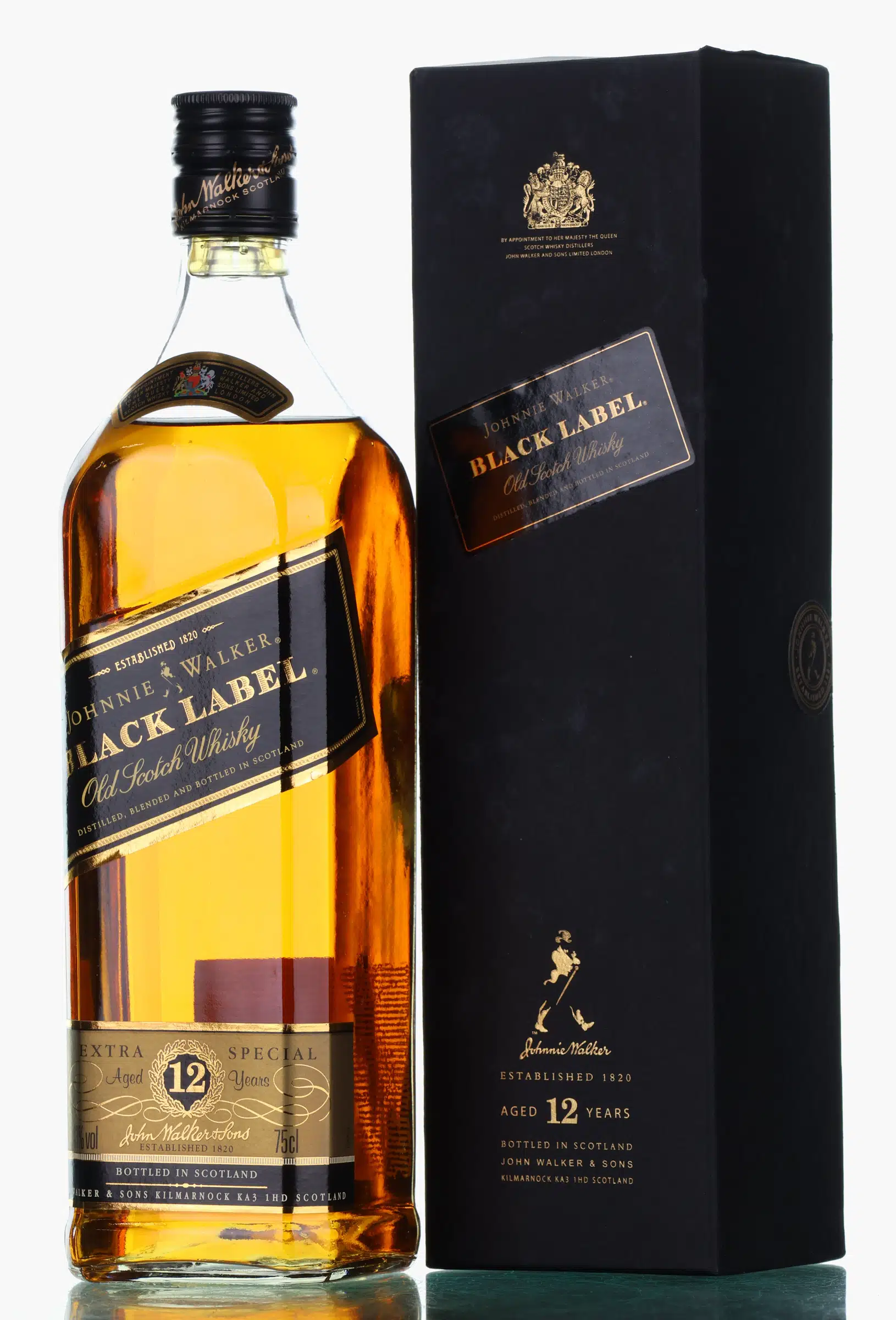 Johnnie Walker 12 Years Old Black Label Extra Special, Oak Cask, 1998, 40% whisky bottle