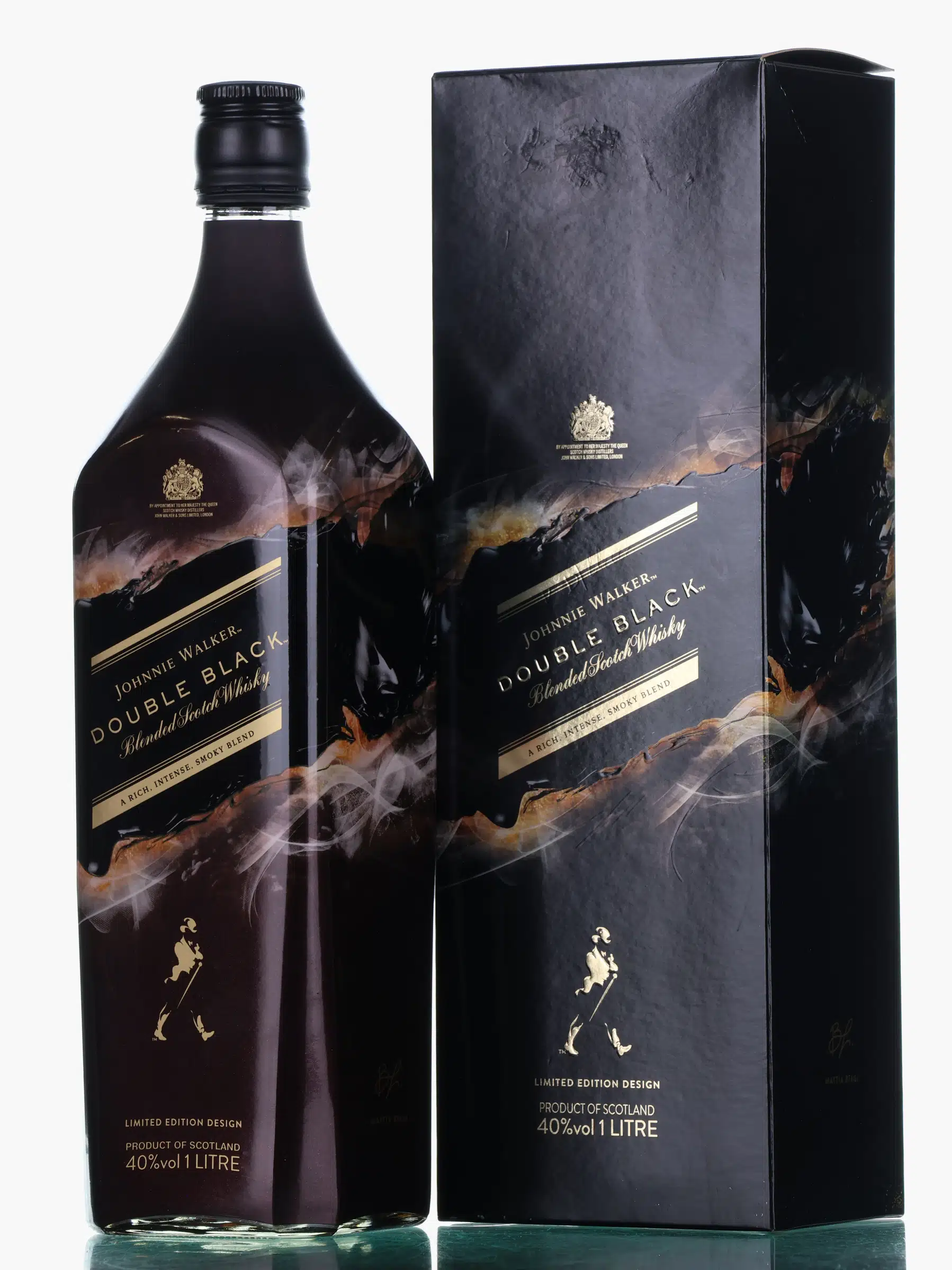 Johnnie Walker Black Label Mattia Biagi Limited Edition 12 Year Old, 40% whisky bottle