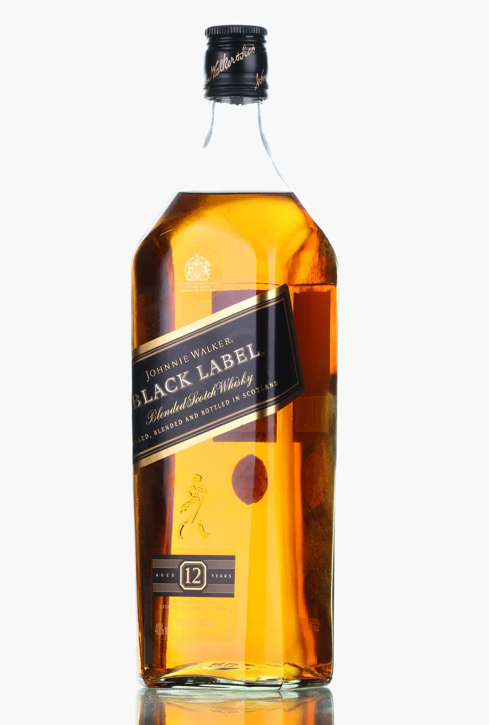 Johnnie Walker Black Label 12 Year Old, 2010, 40% whisky bottle