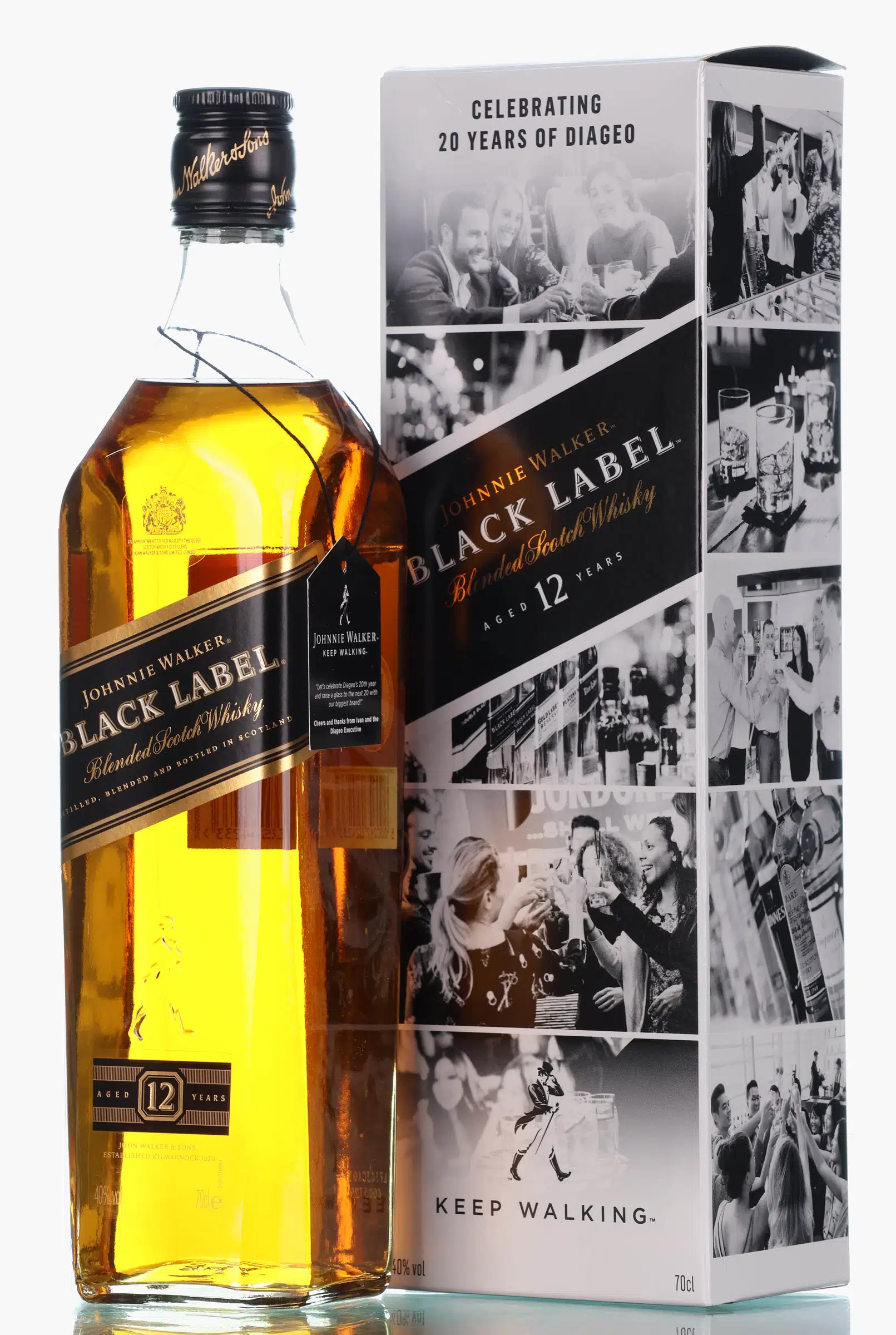 Johnnie Walker Black Label 12 Year Old, 2011, 40%, 70cl whisky bottle