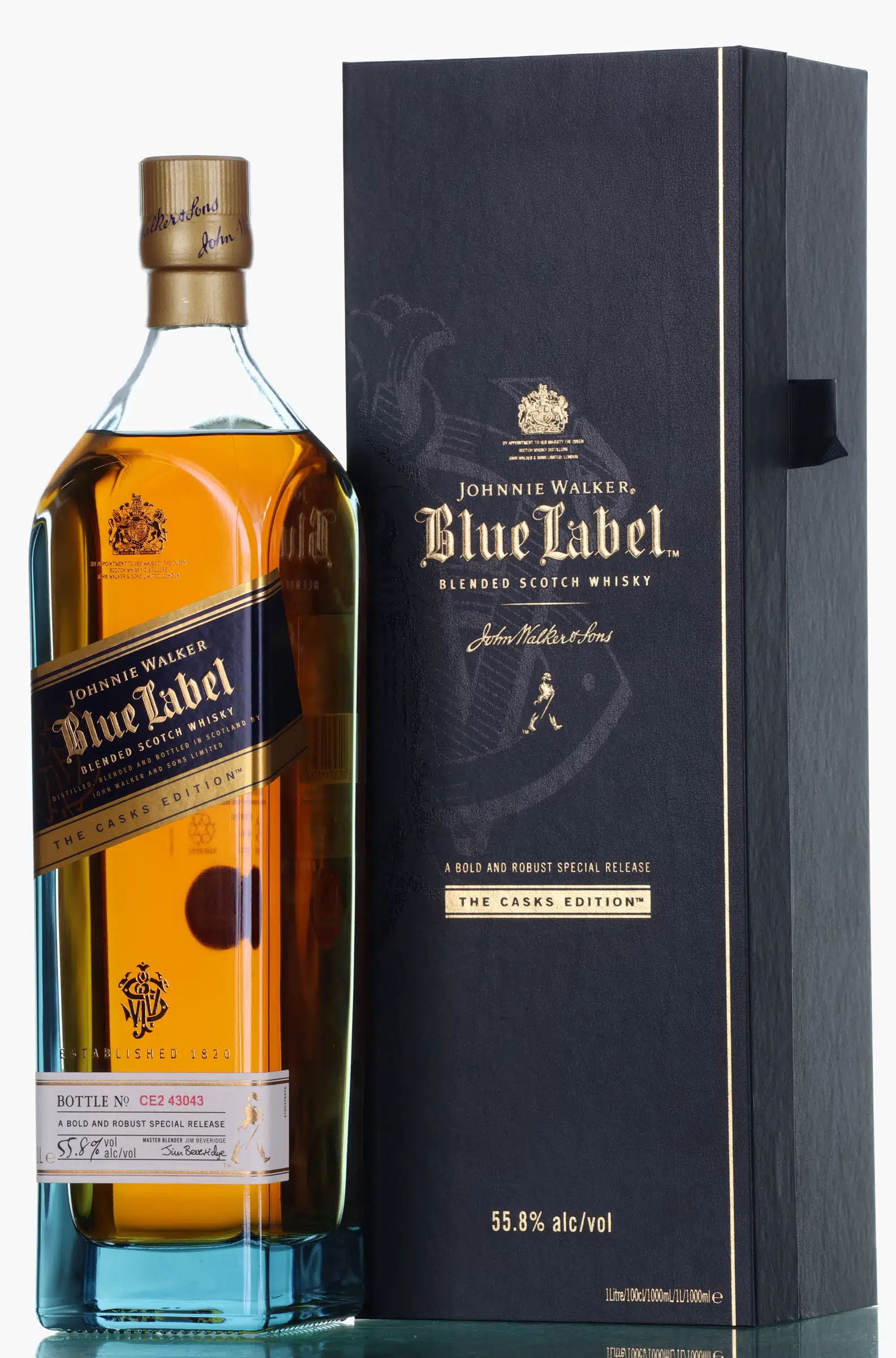 Johnnie Walker Blue Label Cask Edition, Oak Cask, 2012, 55.8% whisky bottle
