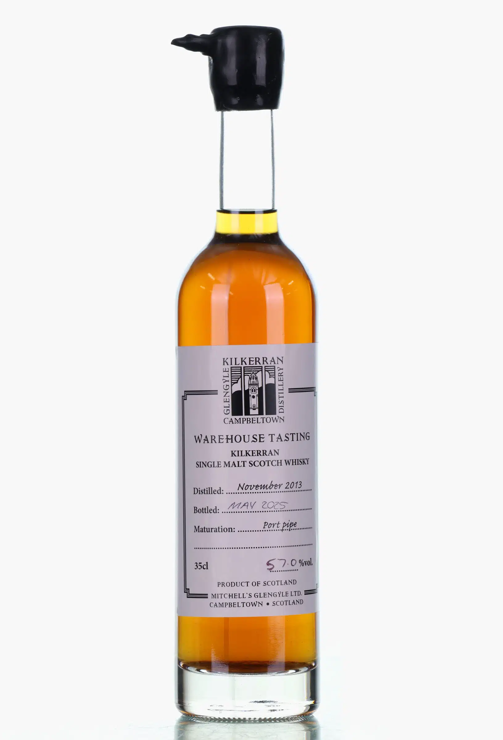Kilkerran Warehouse Tasting 11 Year Old, Port & Bourbon Cask, 2025, 57% whisky bottle