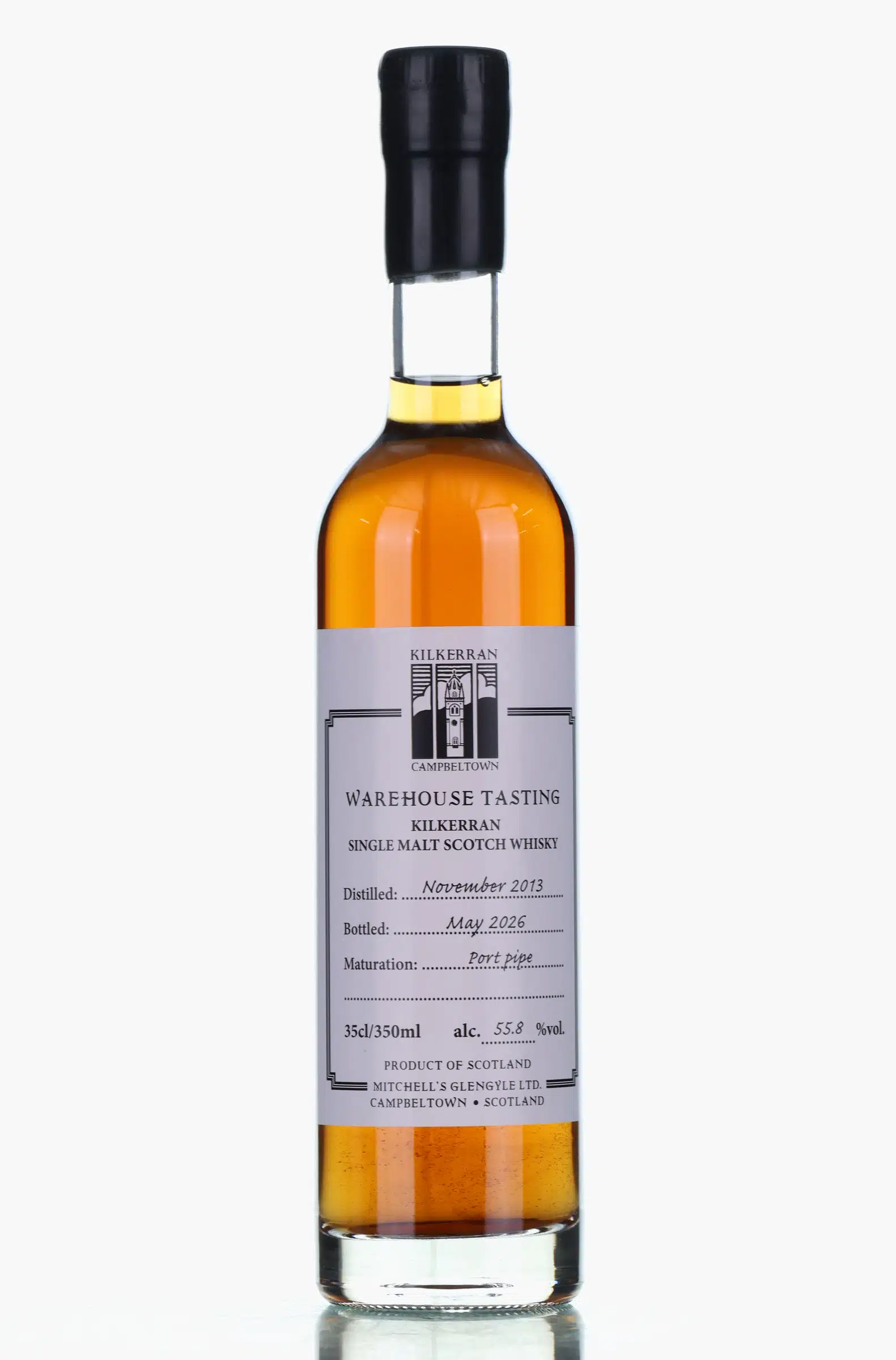 Kilkerran Warehouse Tasting 12 Year Old, Port Cask, 2013, 55.8% whisky bottle